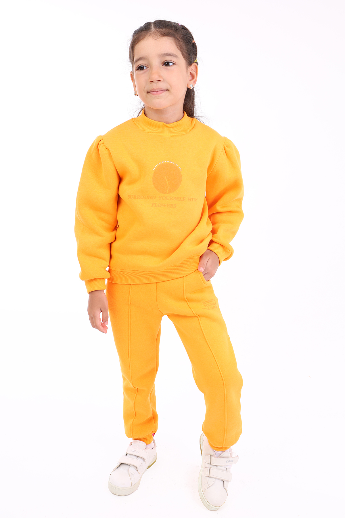 Toontoy Kız Çocuk Baskılı Eşofman Takım