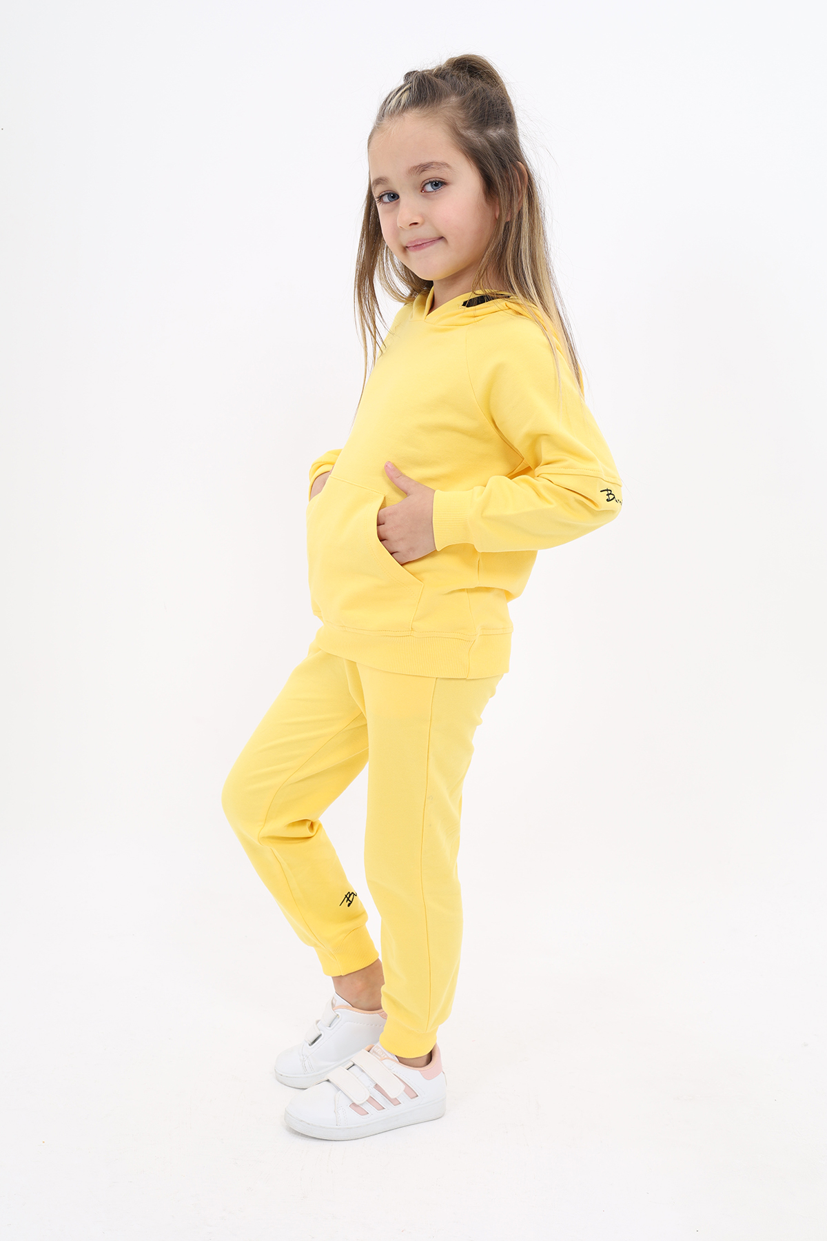 Toontoy Kız Çocuk Nakışlı Eşofman Takım