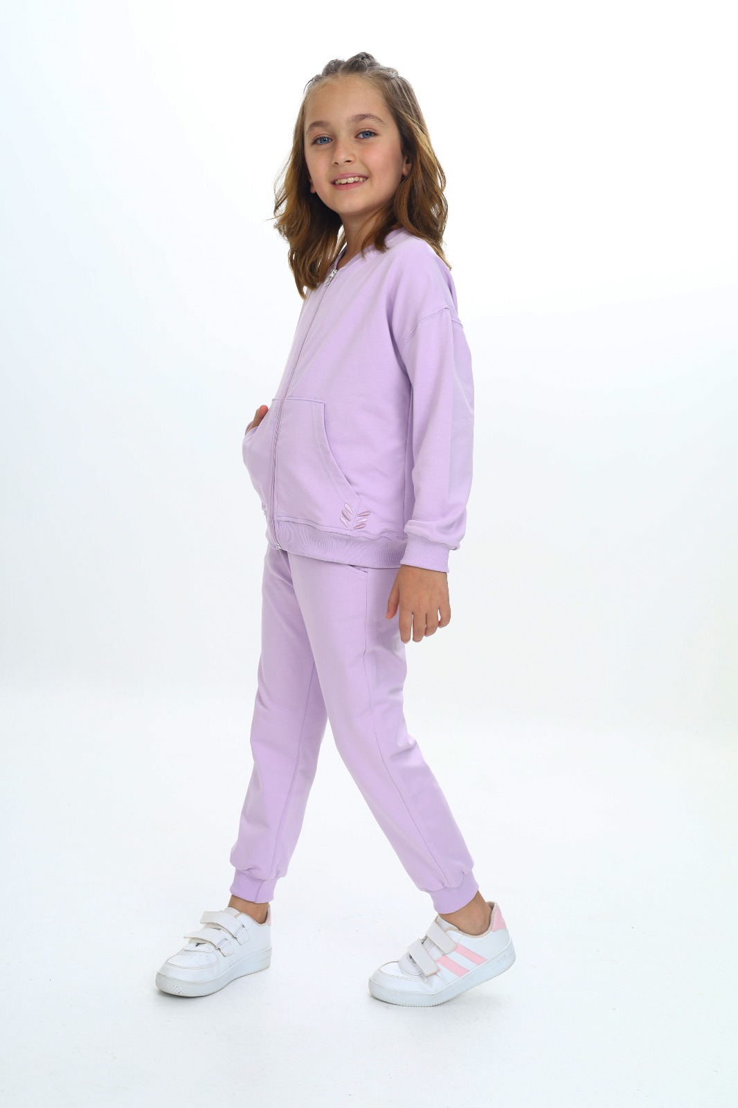 Toontoy  Kız Çocuk Damla  Nakışlı Eşofman Takım