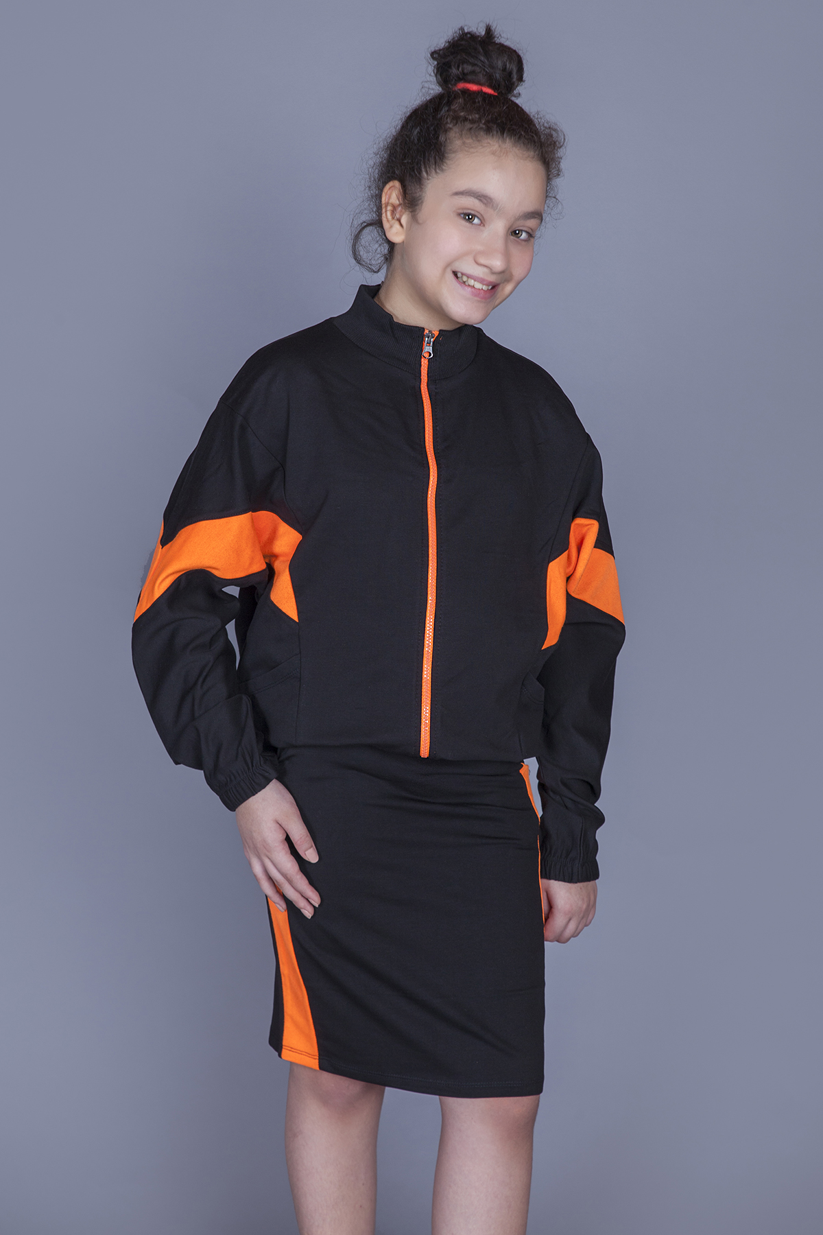 Toontoy Kız Çocuk Garnili Etekli Takım