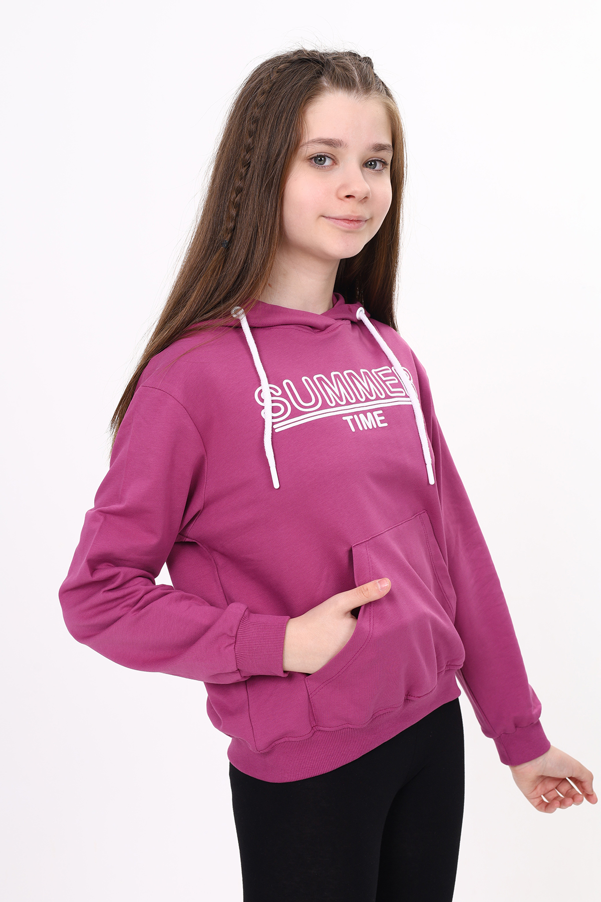 Toontoy Kız Çocuk Baskılı Sweatshirt