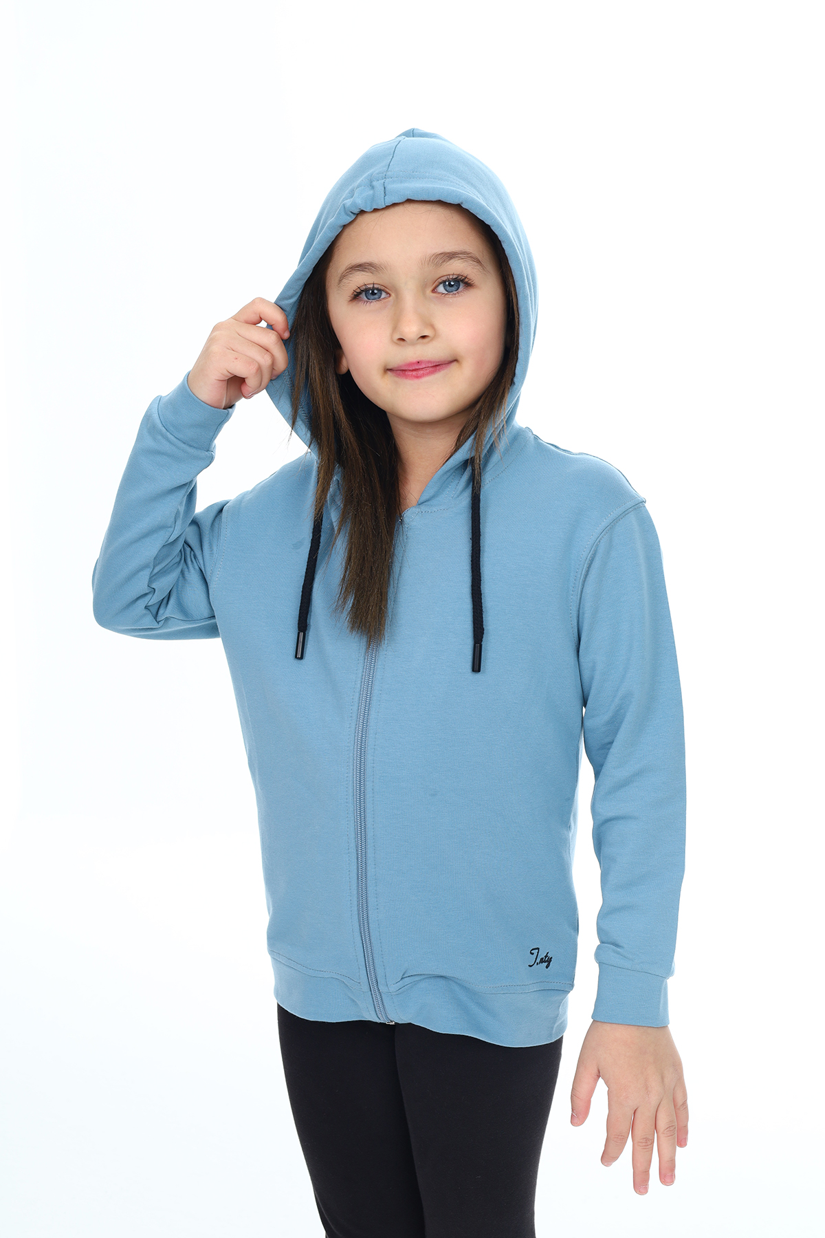 Toontoy Kız Çocuk Nakışlı Hırka