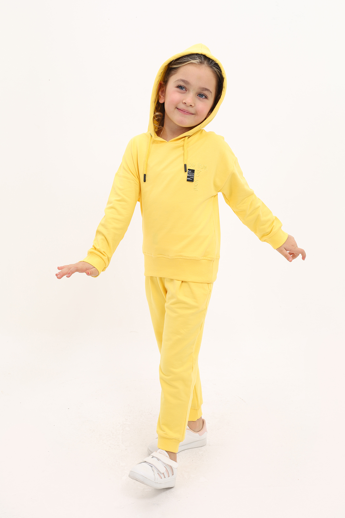 Toontoy Kız Çocuk Nakışlı Eşofman Takım