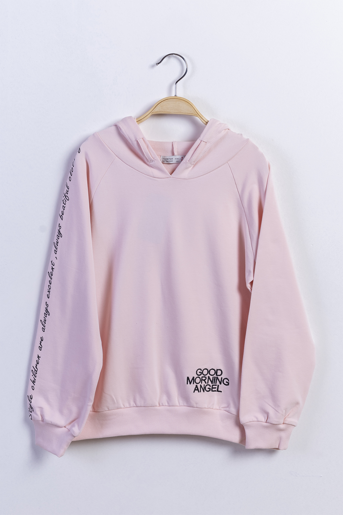 Toontoy Kız Çocuk Reglan Kol Sweatshirt