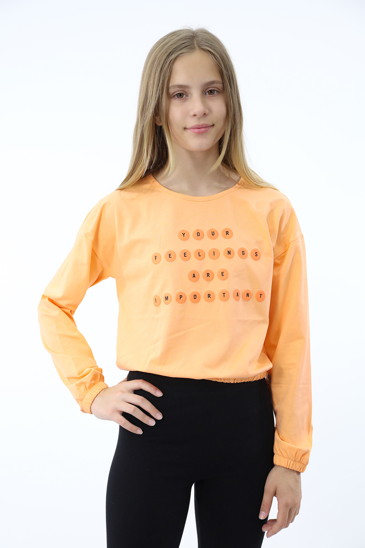 Toontoy Kız Çocuk Baskılı Tişört