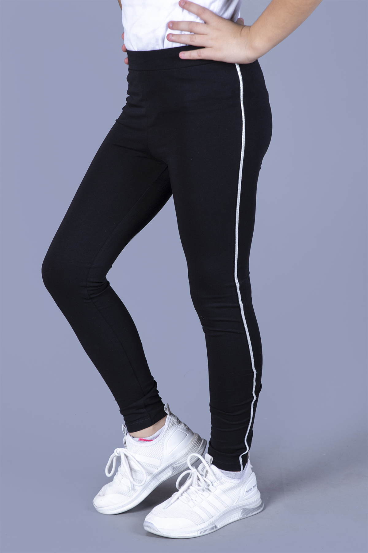 Toontoy Kız Çocuk Yanları Şeritli Tayt