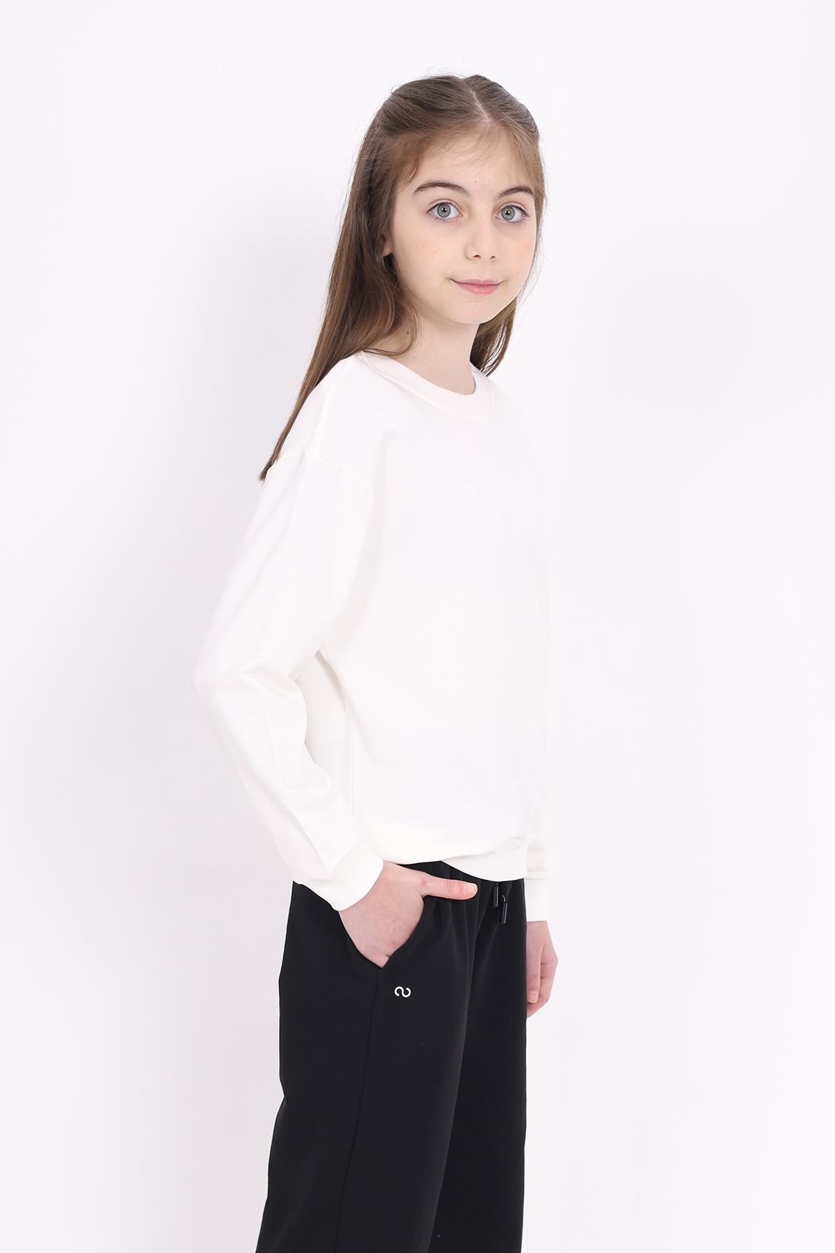 Toontoy Kız Çocuk Baskılı Sweatshirt