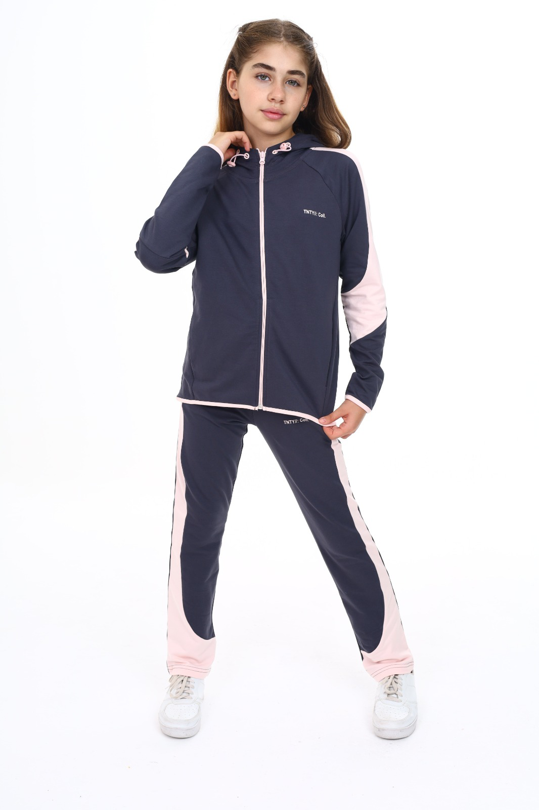 Toontoy Kız Çocuk Reglan Kol Tnty Coll Baskılı Eşofman Takım