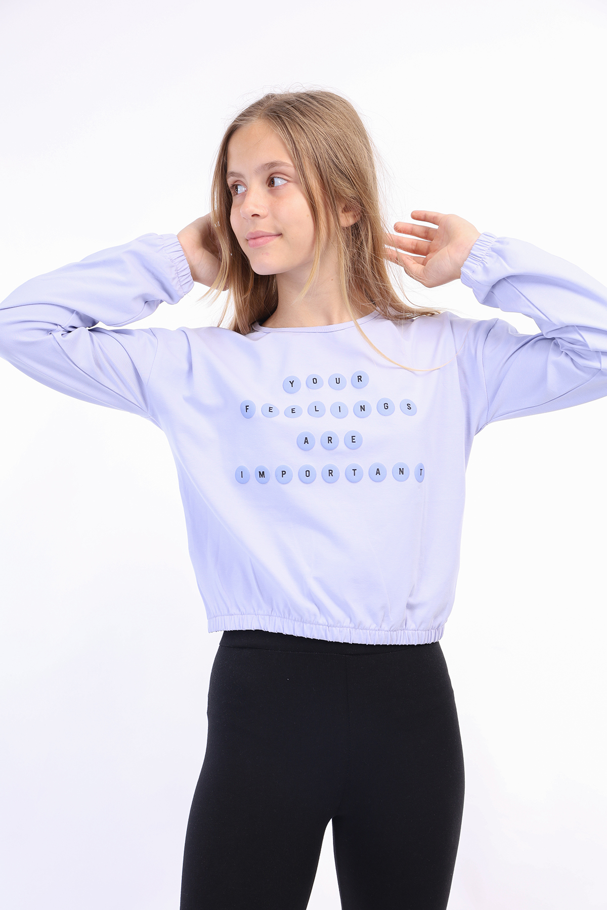 Toontoy Kız Çocuk Baskılı Tişört