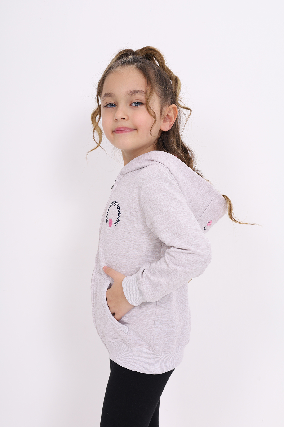 Toontoy  Kiz Çocuk Nakişli Hirka