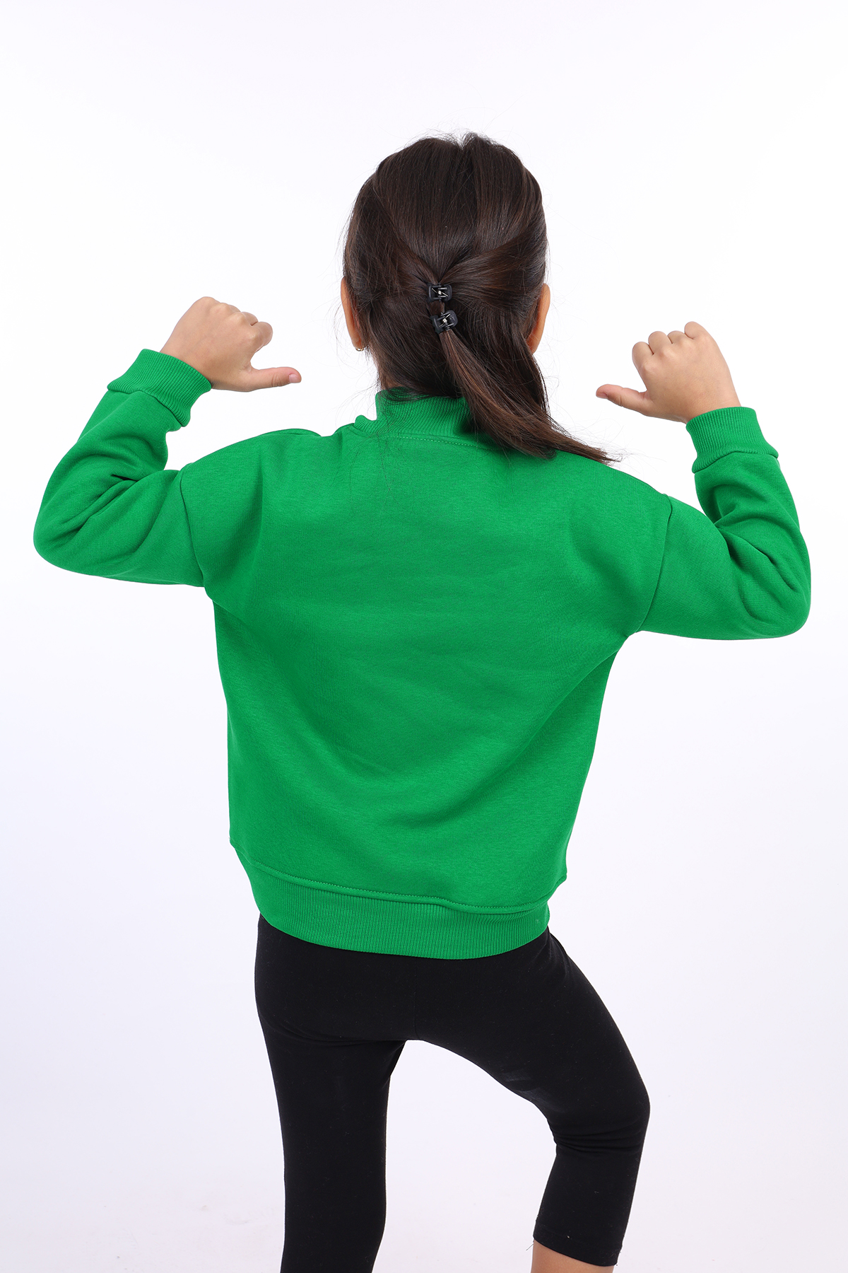 Toontoy Kız Çocuk Nakışlı Sweatshirt