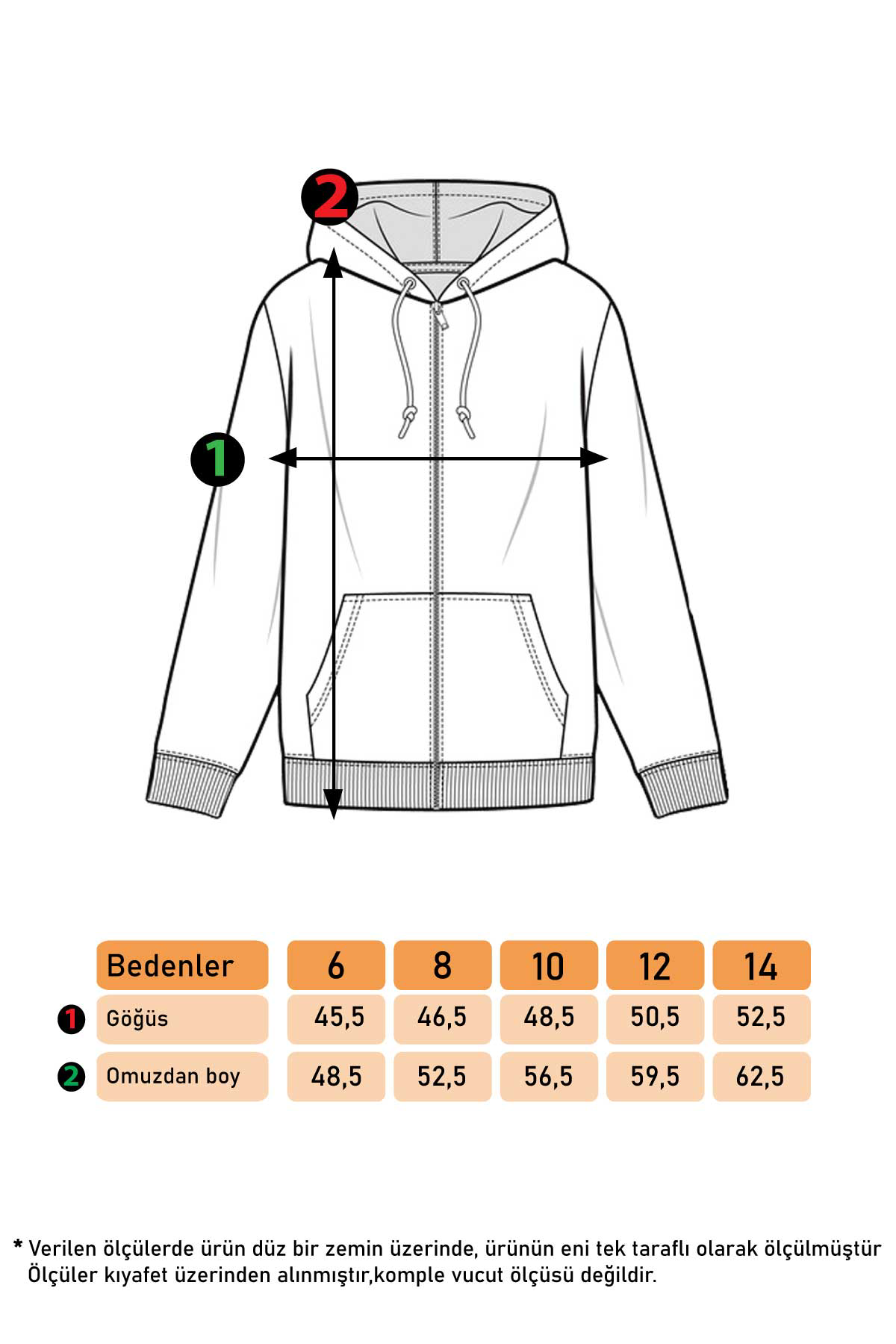 Toontoy Kız Çocuk Arkası Nakışlı İki Yanı Cepli Hırka
