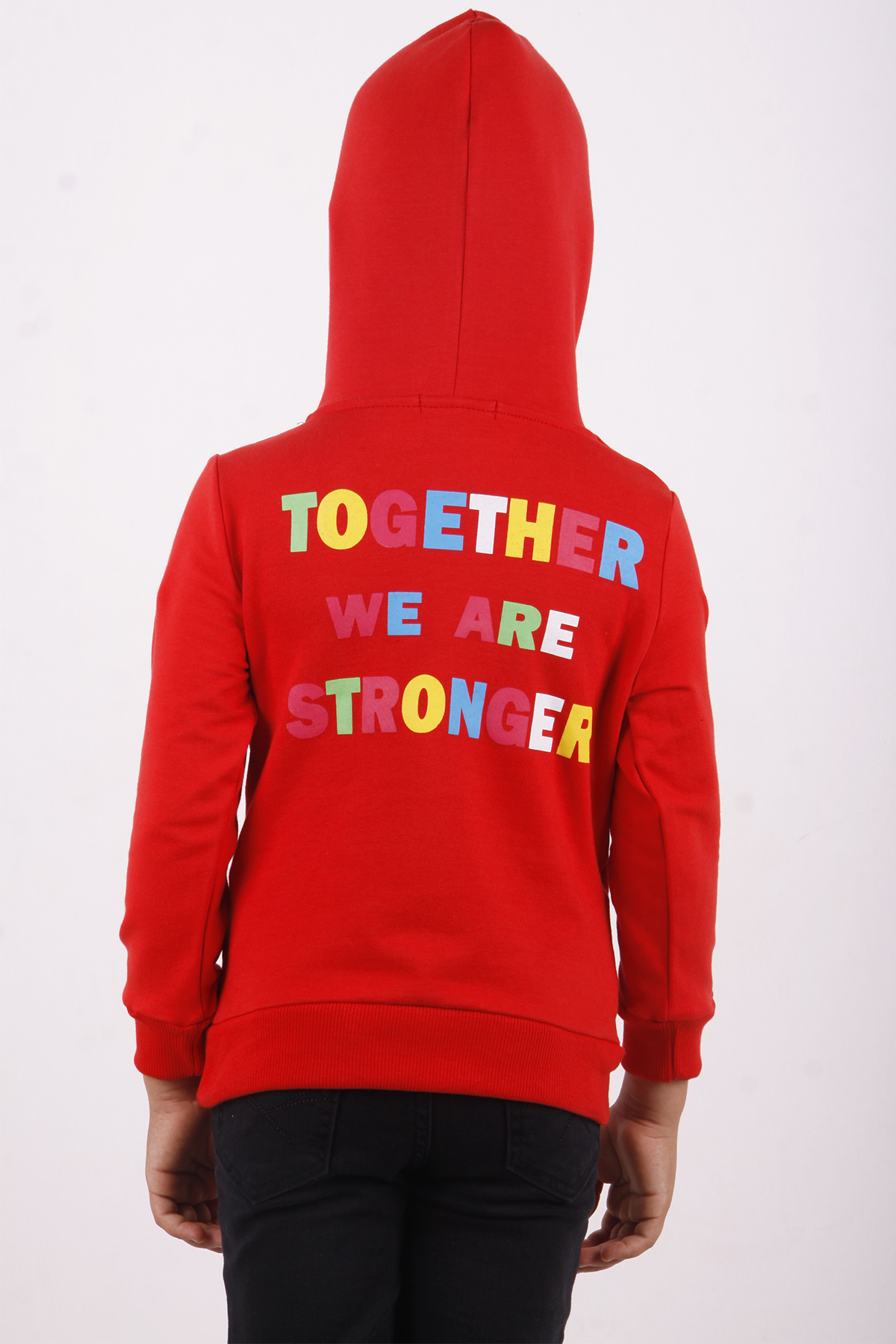 Toontoy Kız Çocuk Stronger Baskılı Sweatshirt