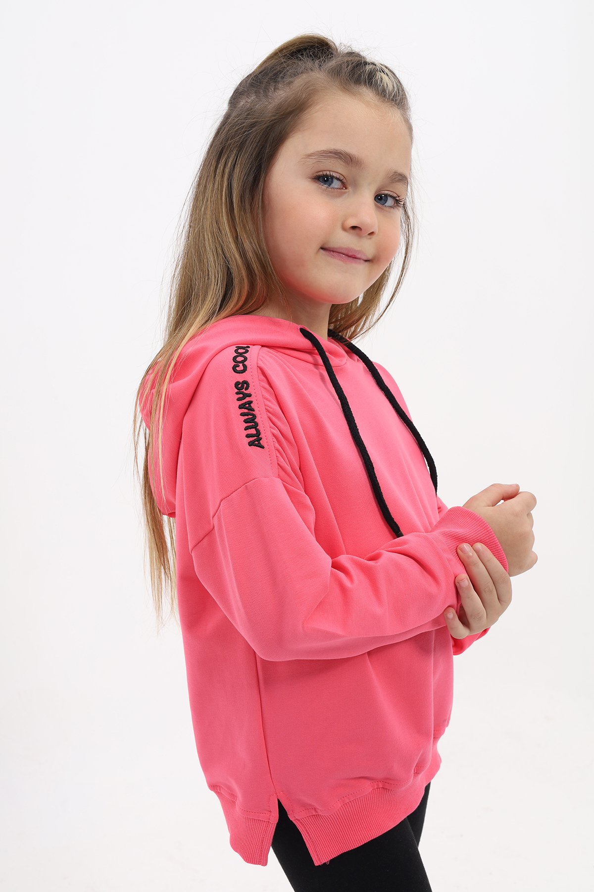 Toontoy Kız Çocuk Nakışlı Sweatshirt