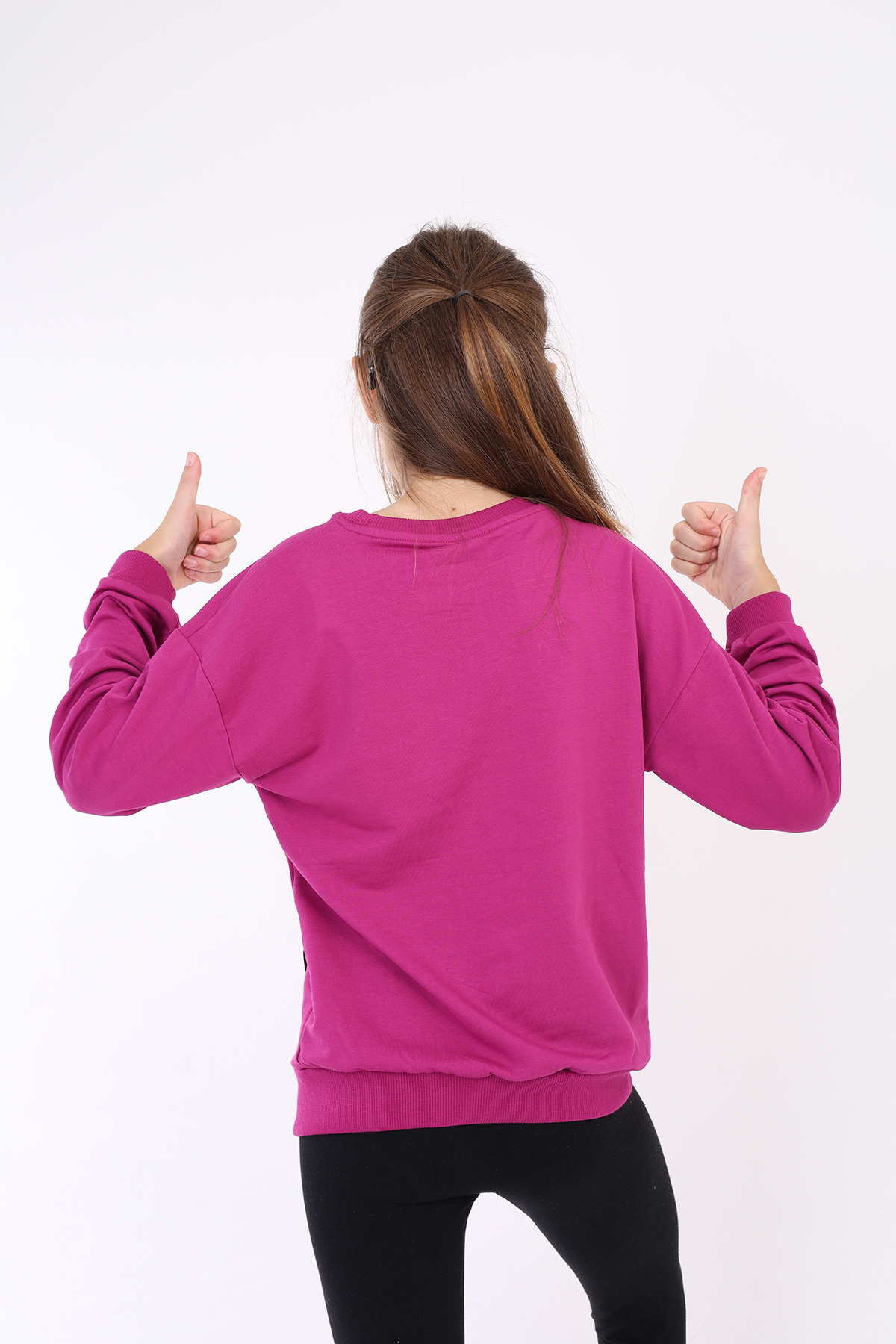 Toontoy Kız Çocuk Baskılı Sweatshirt