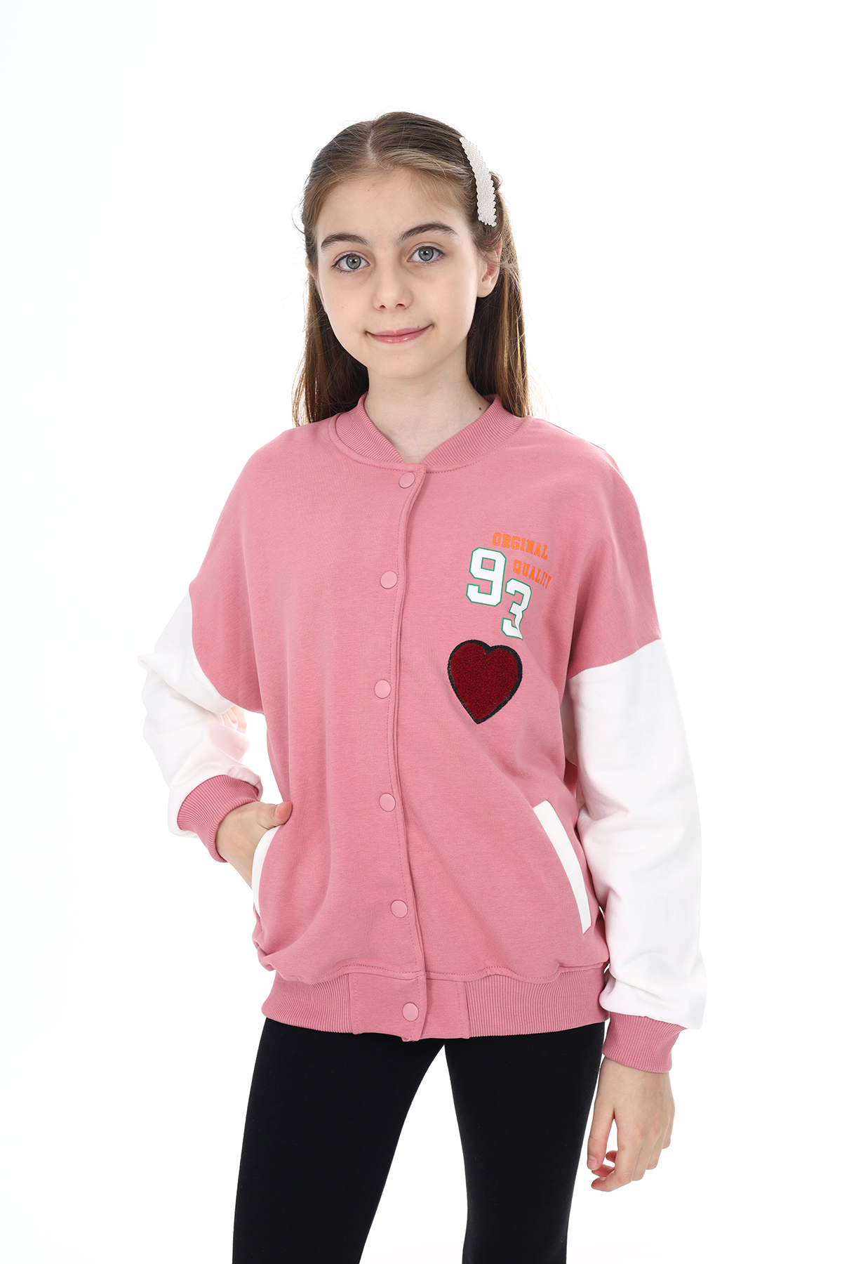 Toontoy  Kız Çocuk Baskılı Kolej Hırka