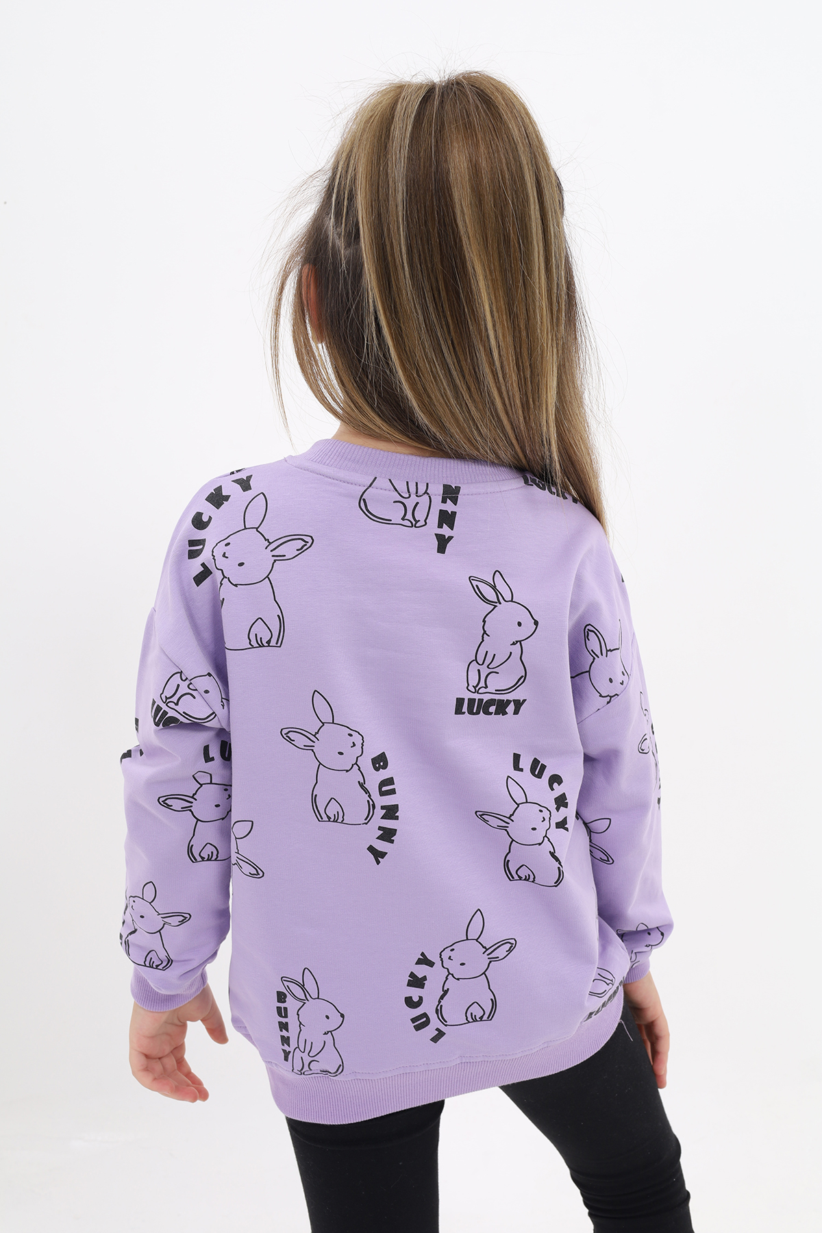 Toontoy Kız Çocuk Baskılı Sweatshirt
