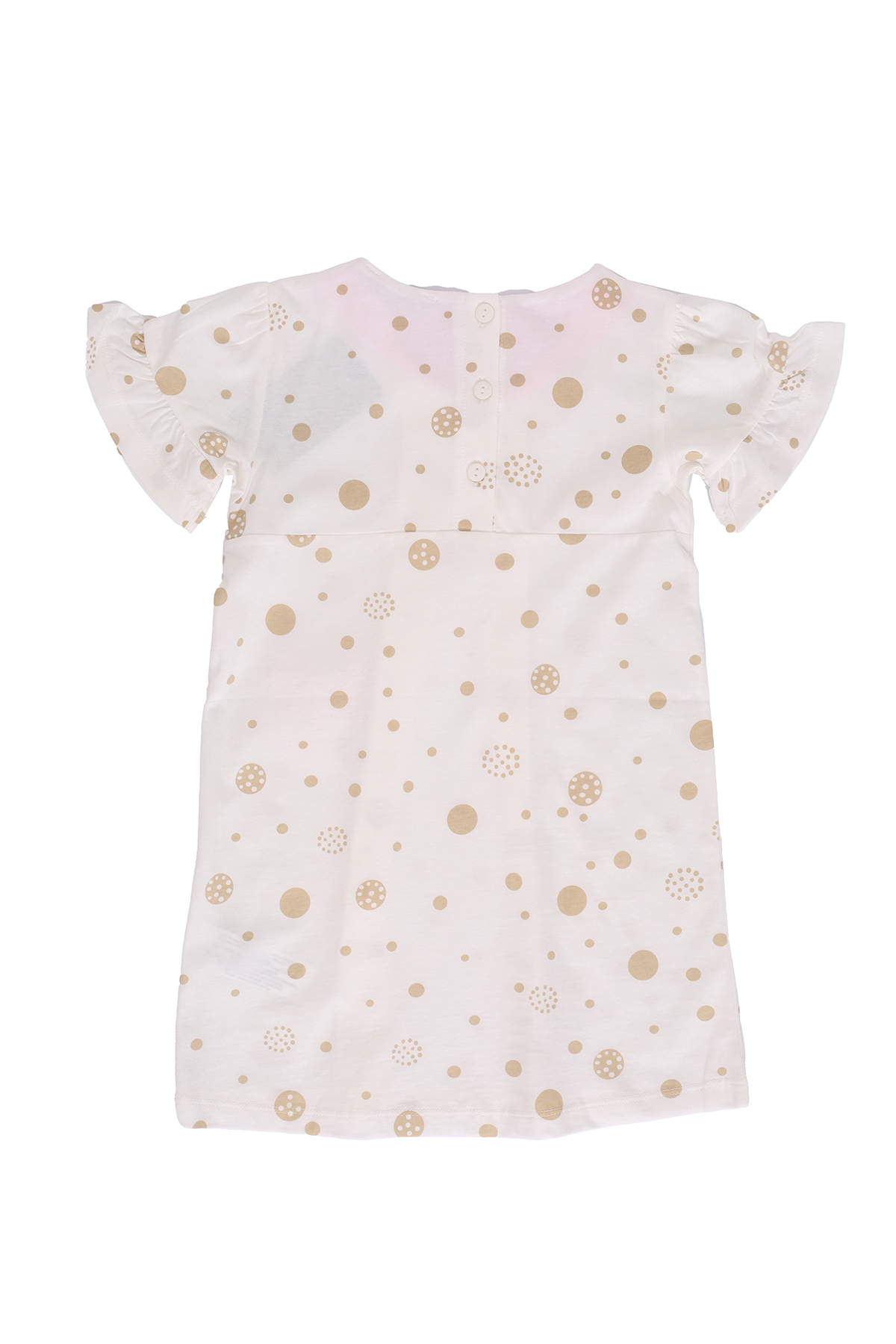 Toontoy Kız Çocuk Komple Baskılı Elbise