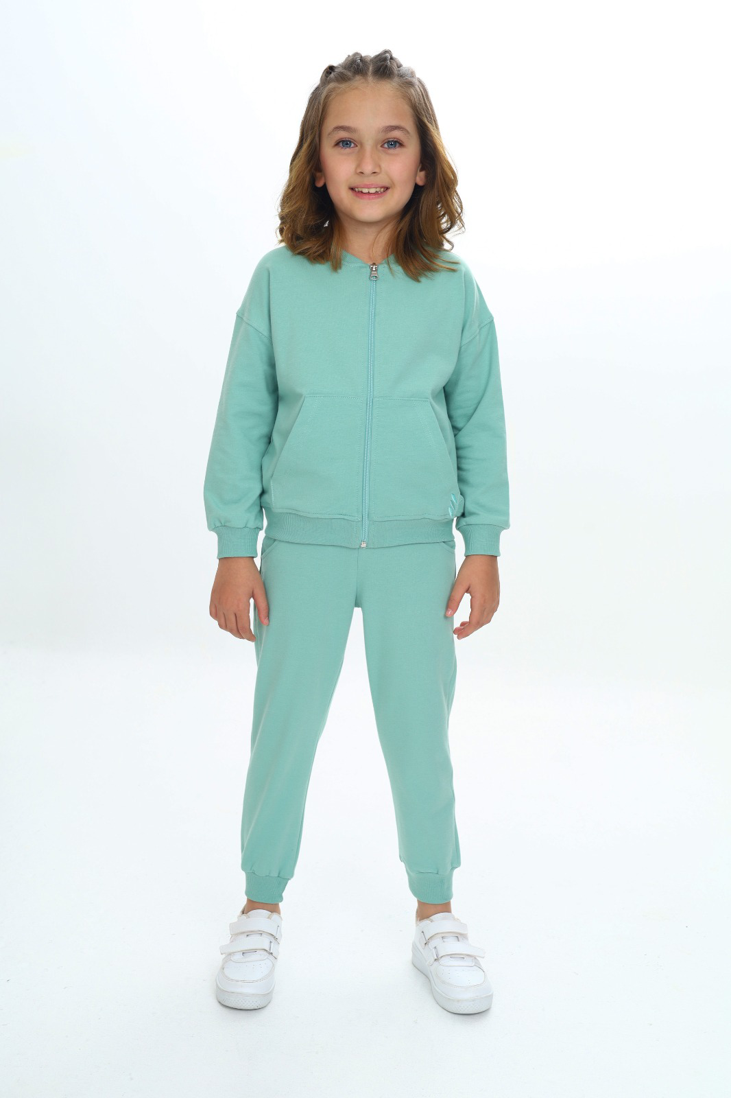 Toontoy Kız Çocuk Nice Şeritli Etekli Takım