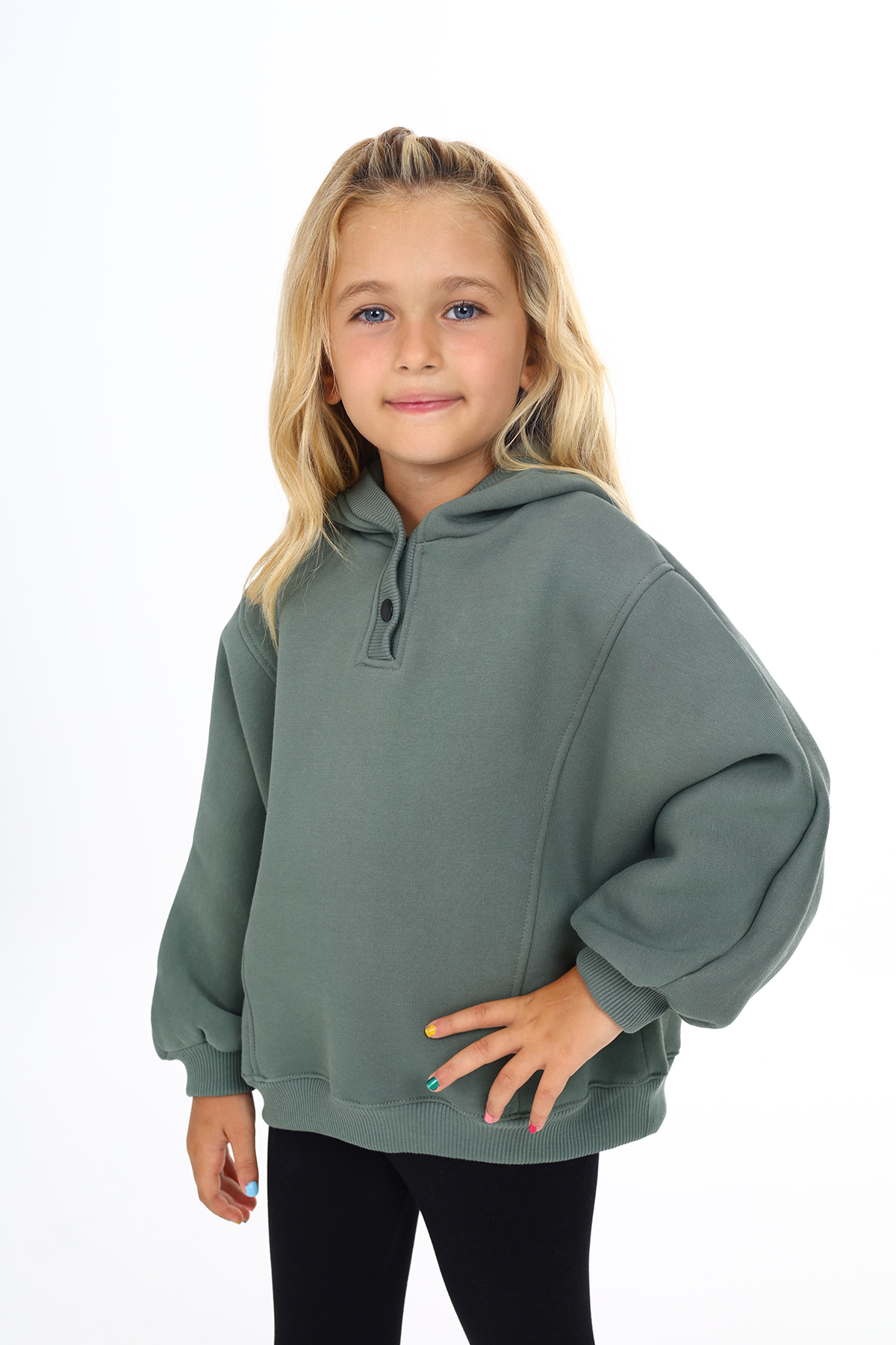 Toontoy Kız Çocuk Nakışlı Sweatshirt