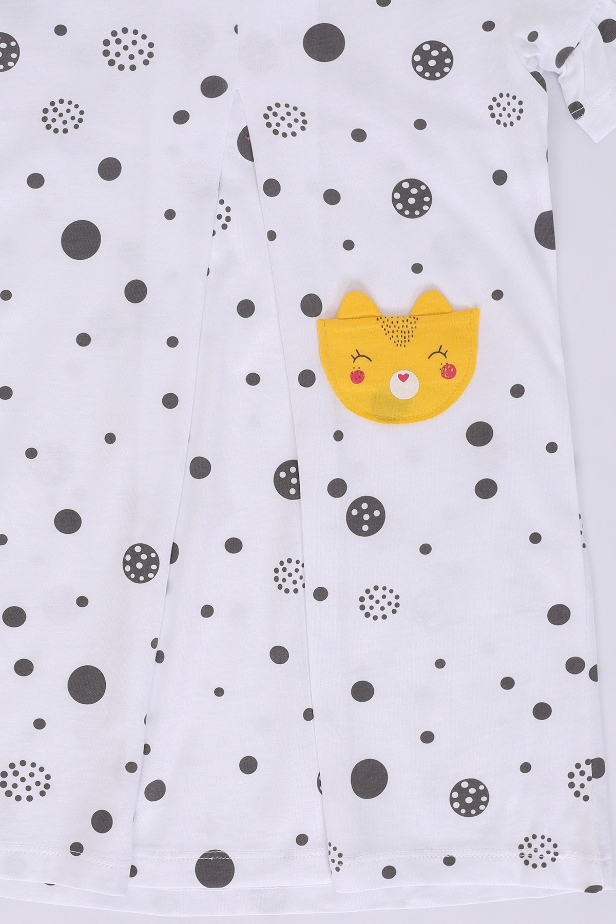 Toontoy Kız Çocuk Komple Baskılı Elbise