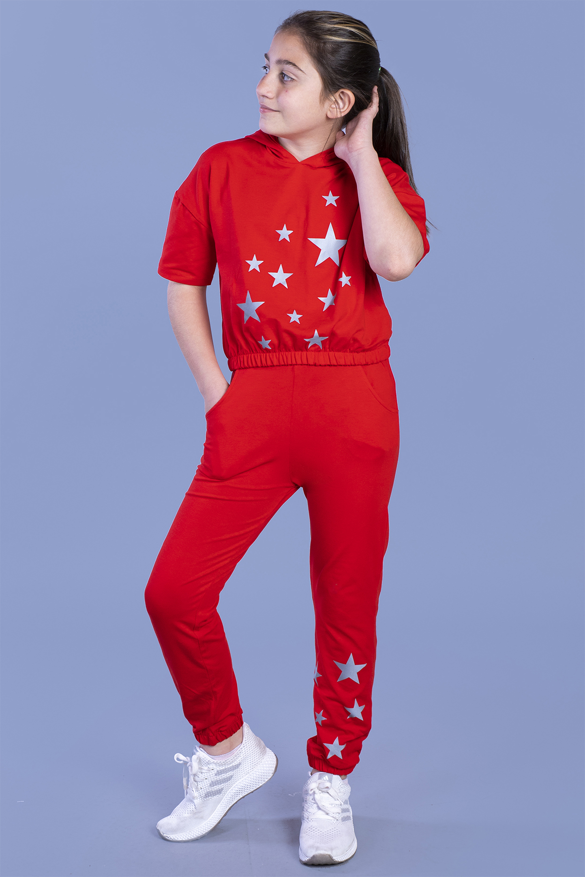 Toontoy Kız Çocuk Cool Baskılı Sweatshirt