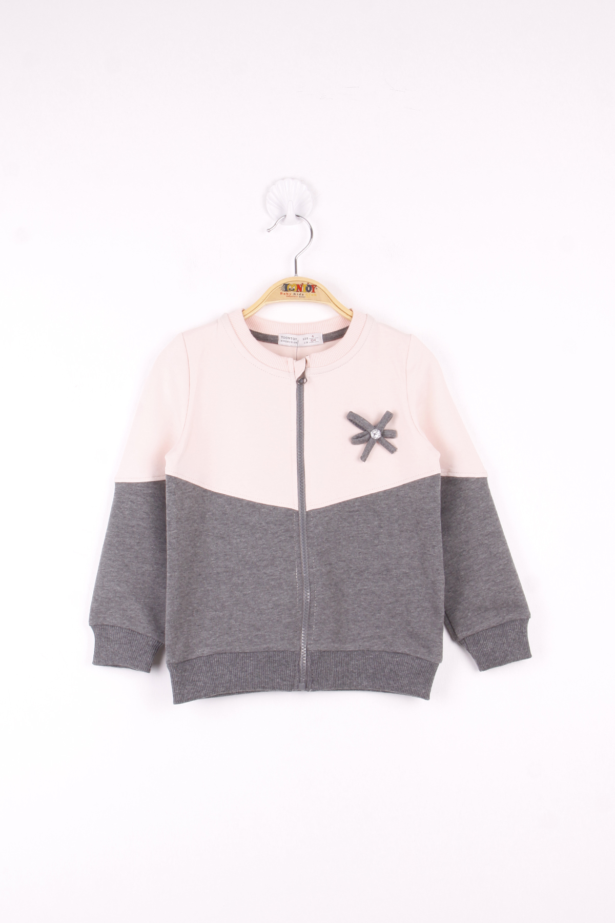 Toontoy  Kiz Çocuk Fiyonk Detayli Garnili Hirka