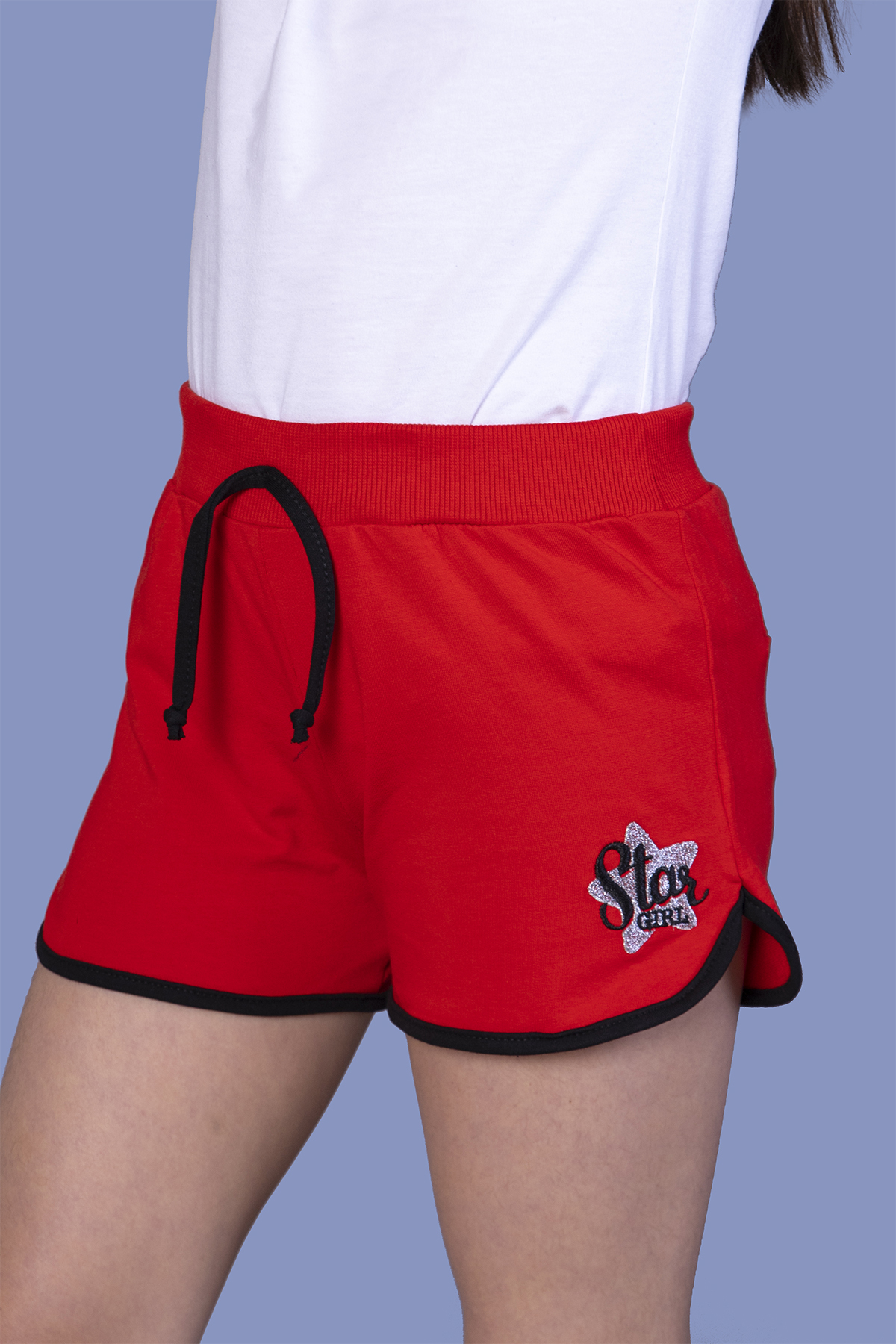 Toontoy  Kız Çocuk Star Girl Nakışlı Şort