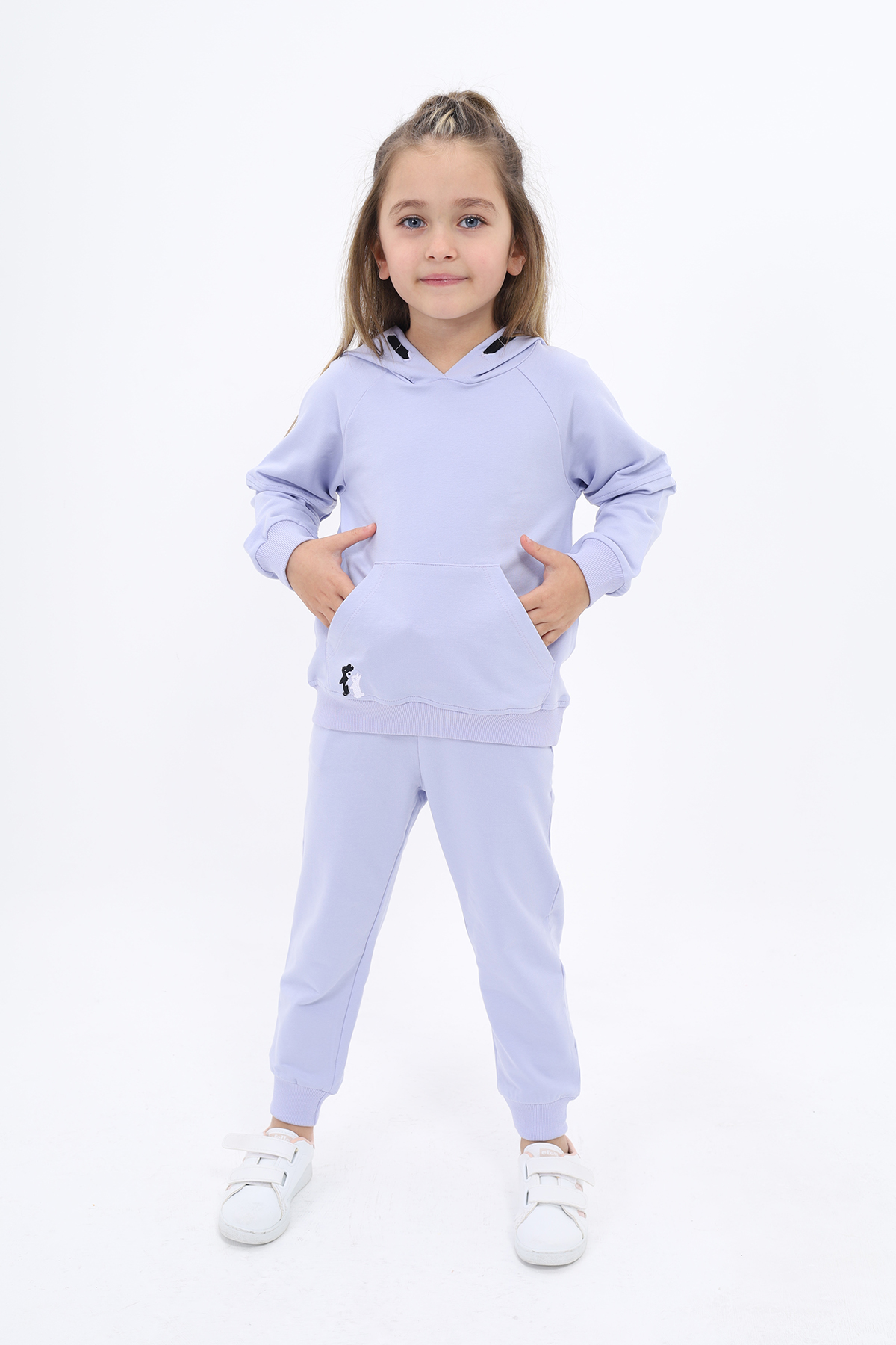 Toontoy Kız Çocuk Nakışlı Eşofman Takım