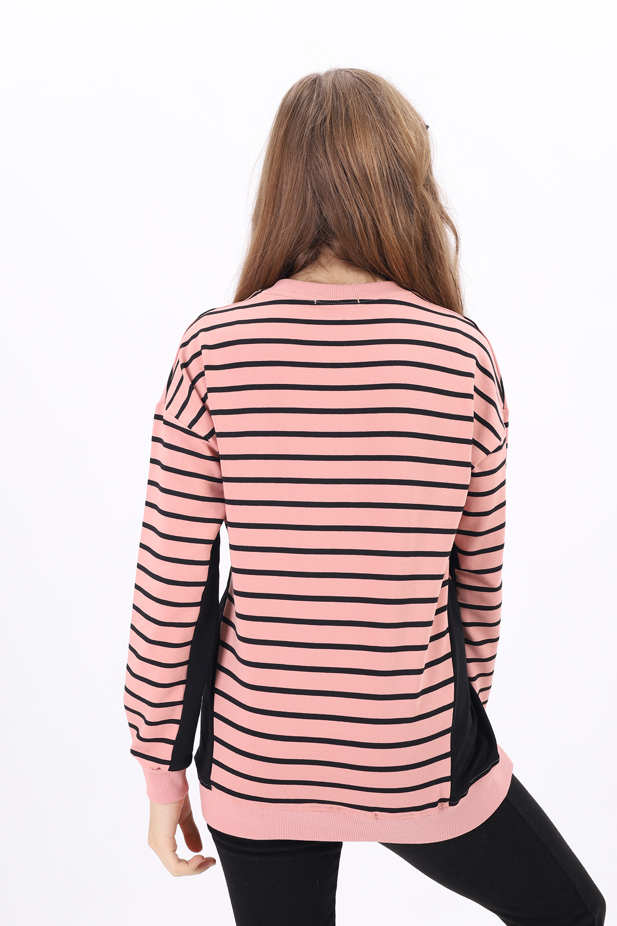 Toontoy Kız Çocuk Cepli Kapüşonlu Sweatshirt