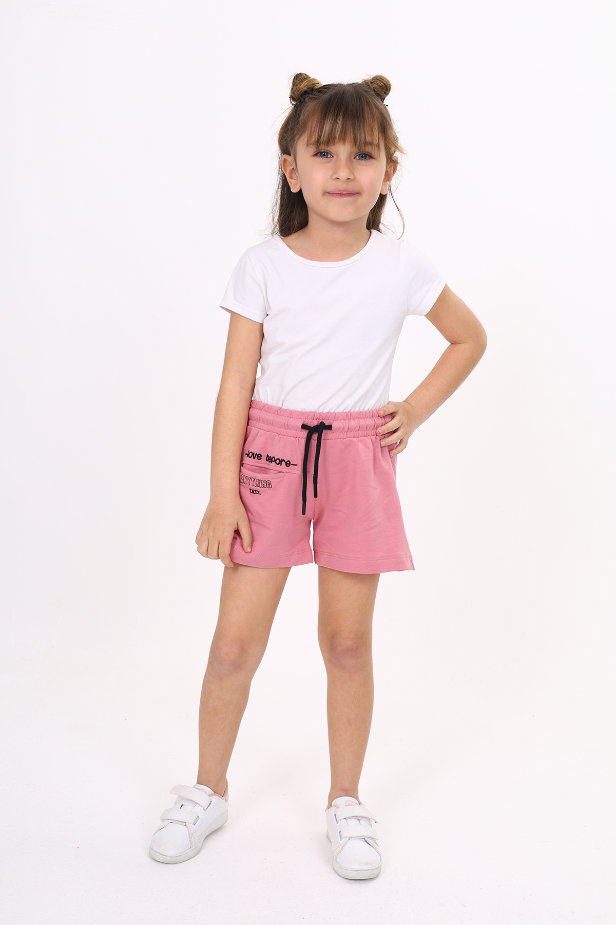 Toontoy  Kız Çocuk Nakışlı Şort