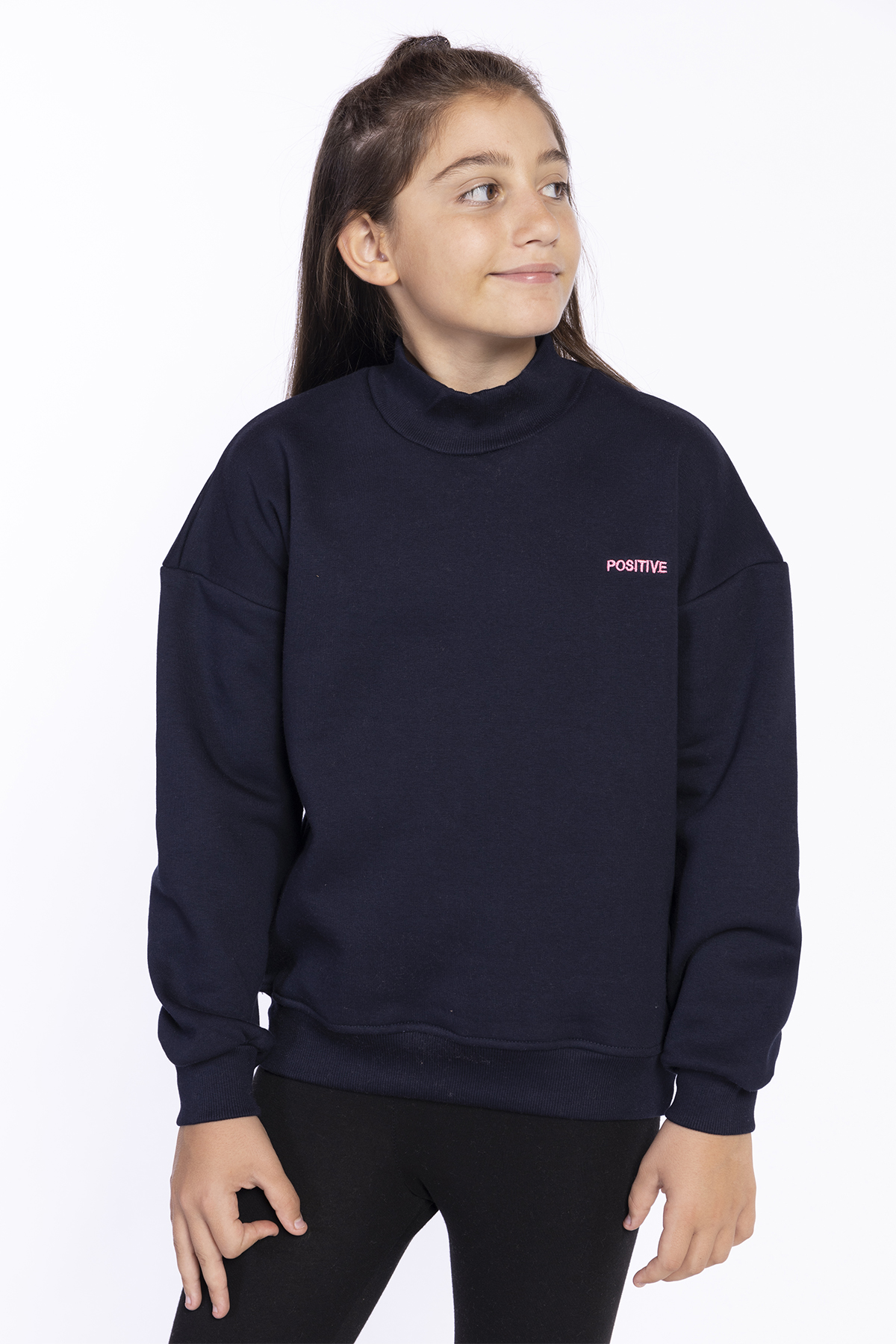 Toontoy Kız Çocuk İçi Pamuklu Sweatshirt