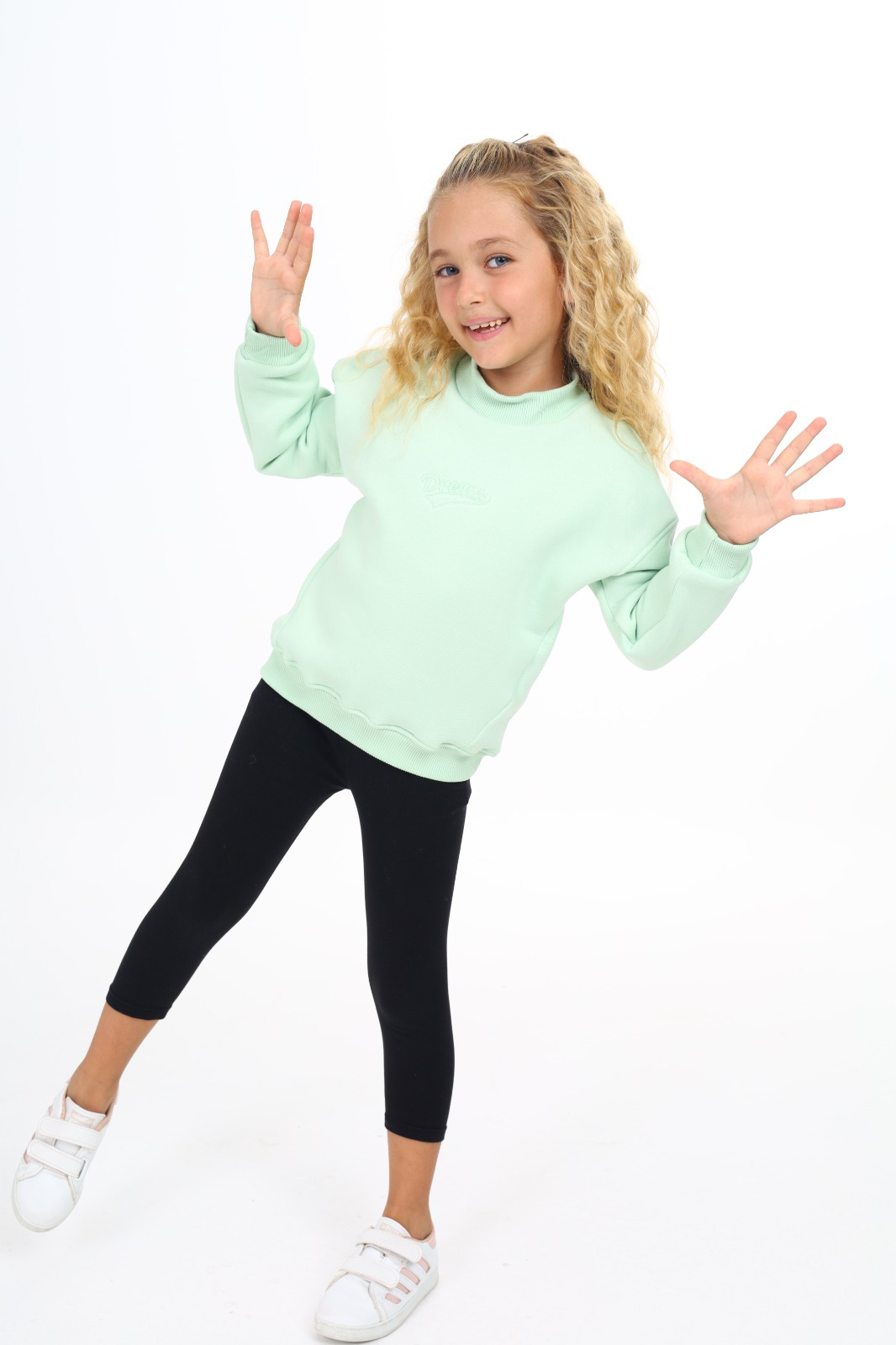 Toontoy Kız Çocuk Nakışlı Sweatshirt