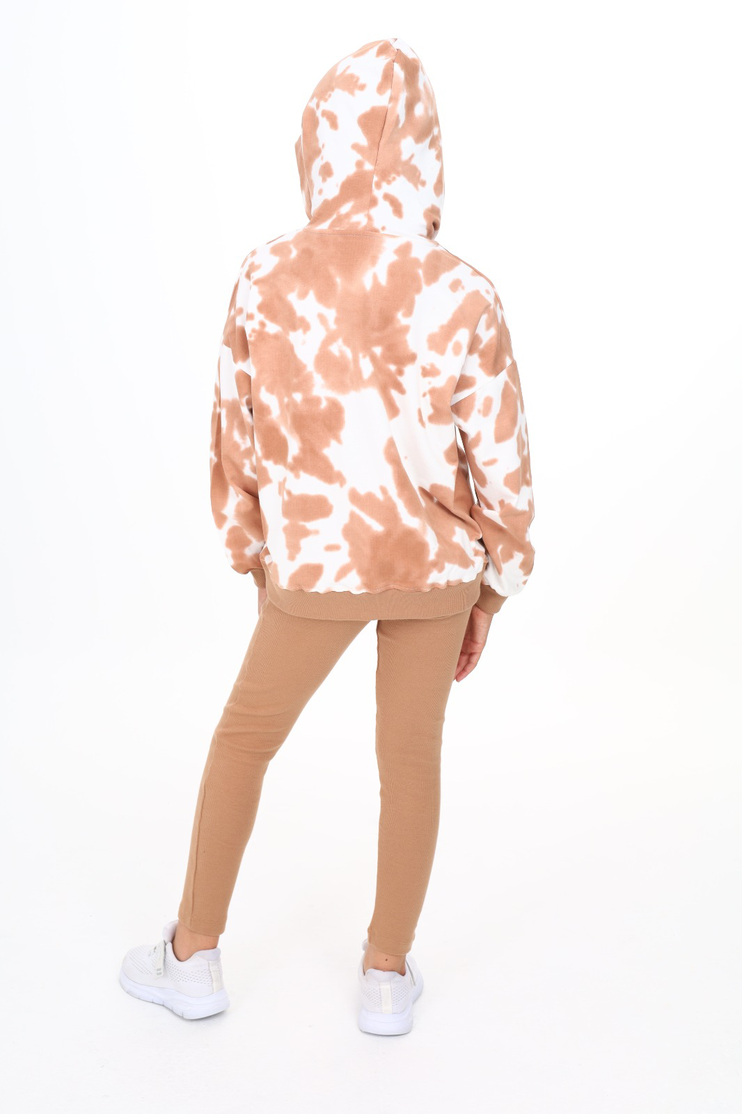 Toontoy  Kız Çocuk Batik Desenli Taytlı Takım