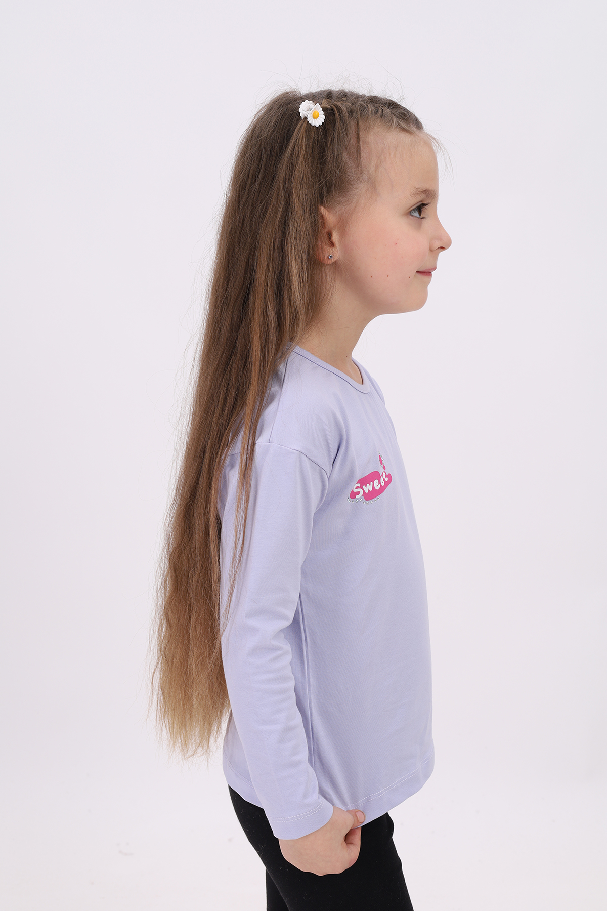 Toontoy Kız Çocuk  Sweet Baskılı Tişört