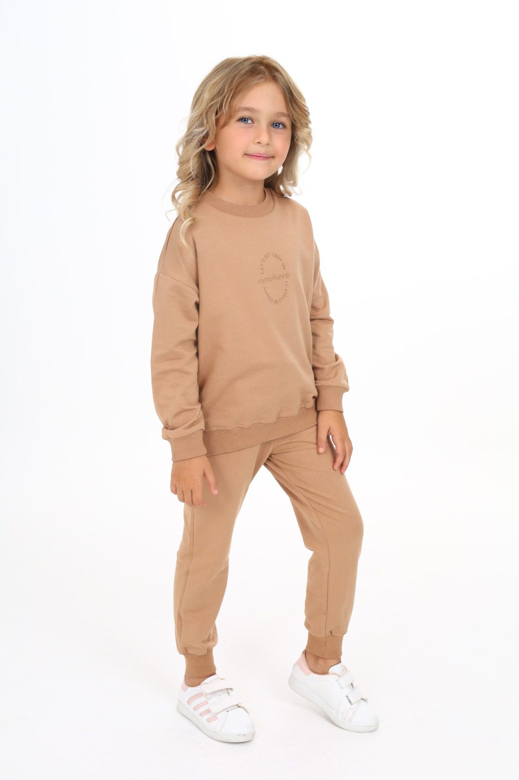 Toontoy Kız Çocuk Baskılı Eşofman Takım