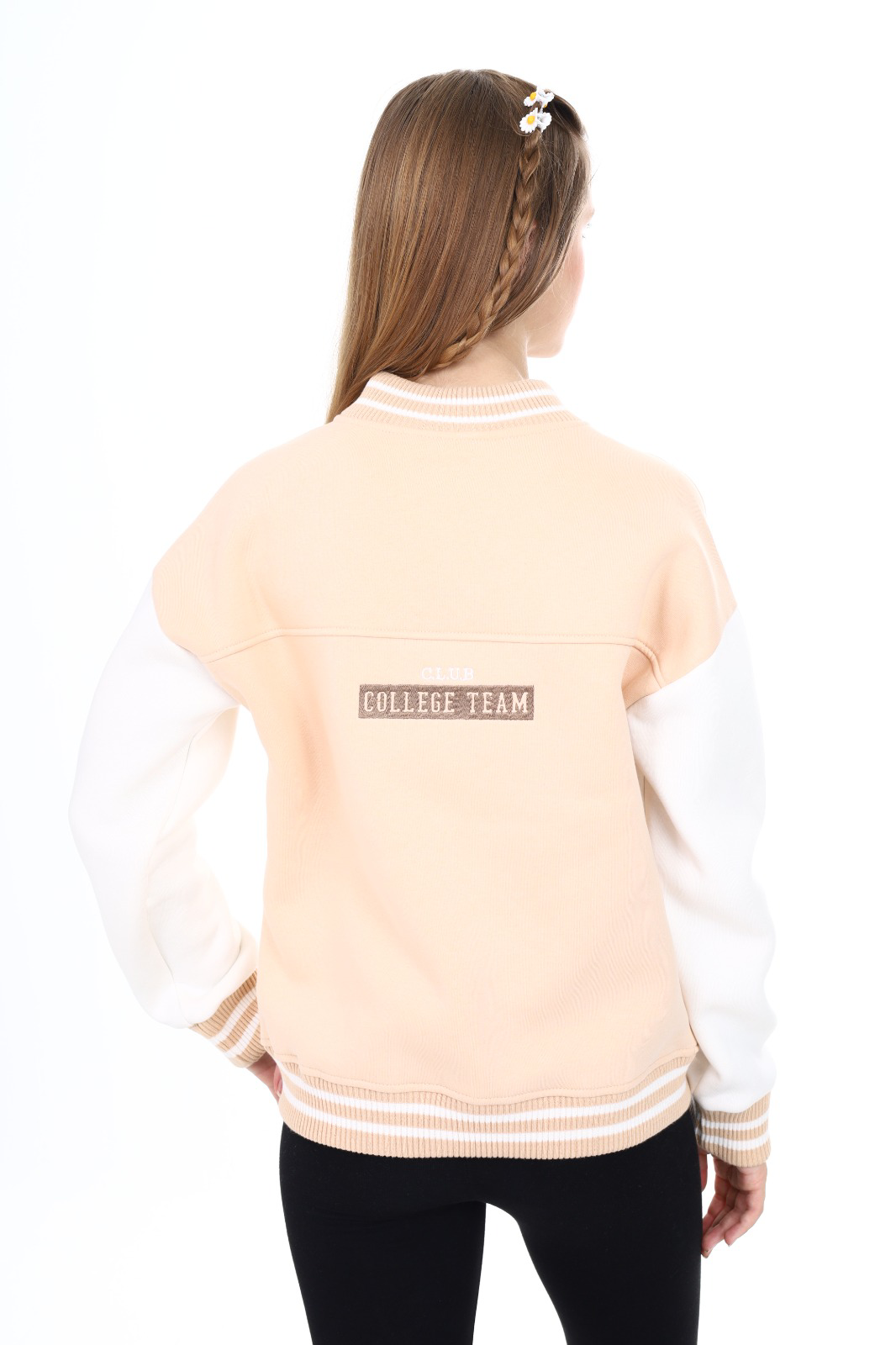 Toontoy  Kız Çocuk Nakışlı Kolej Hırka