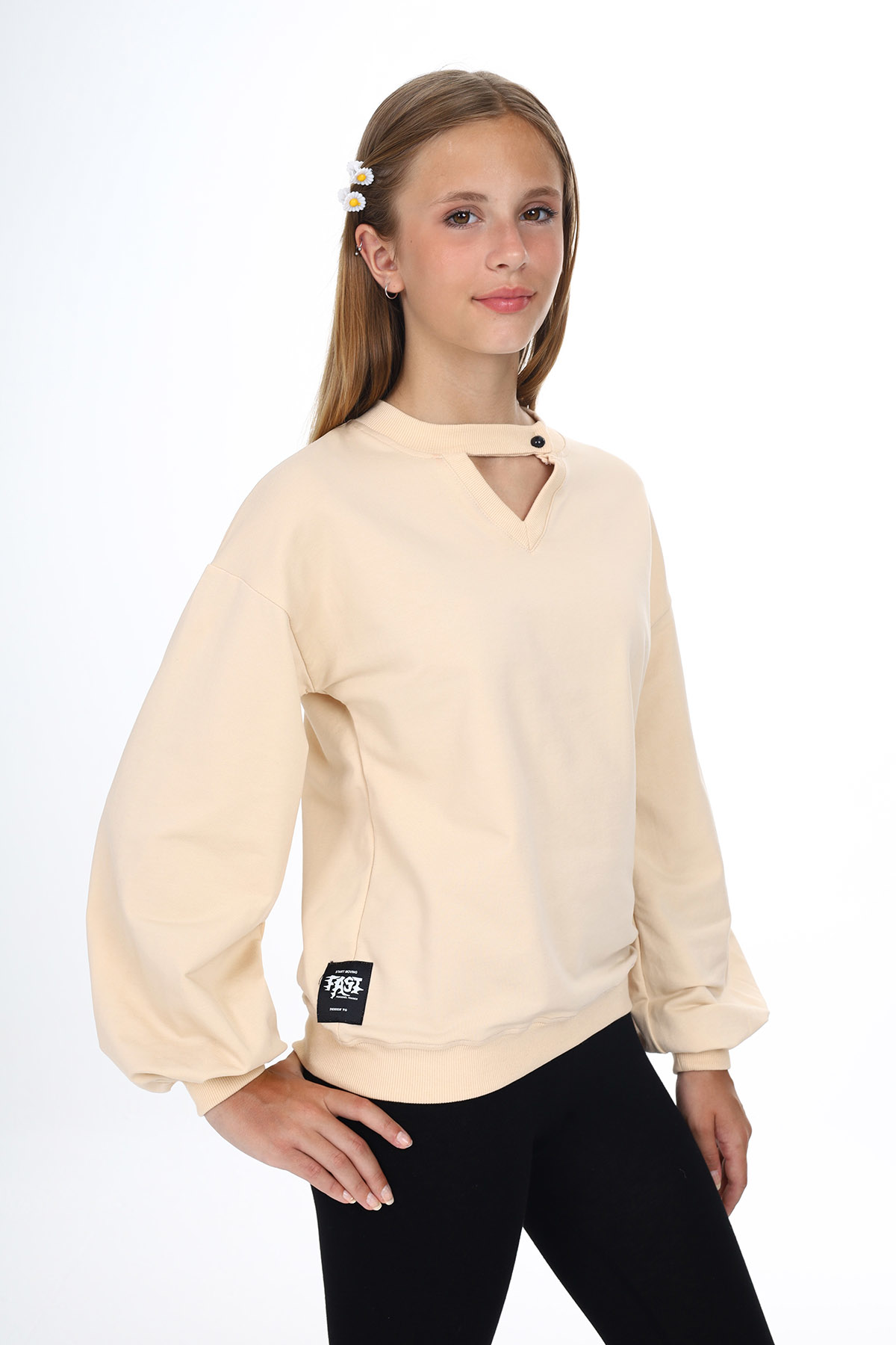 Toontoy Kız Çocuk Okul Sweatshirt