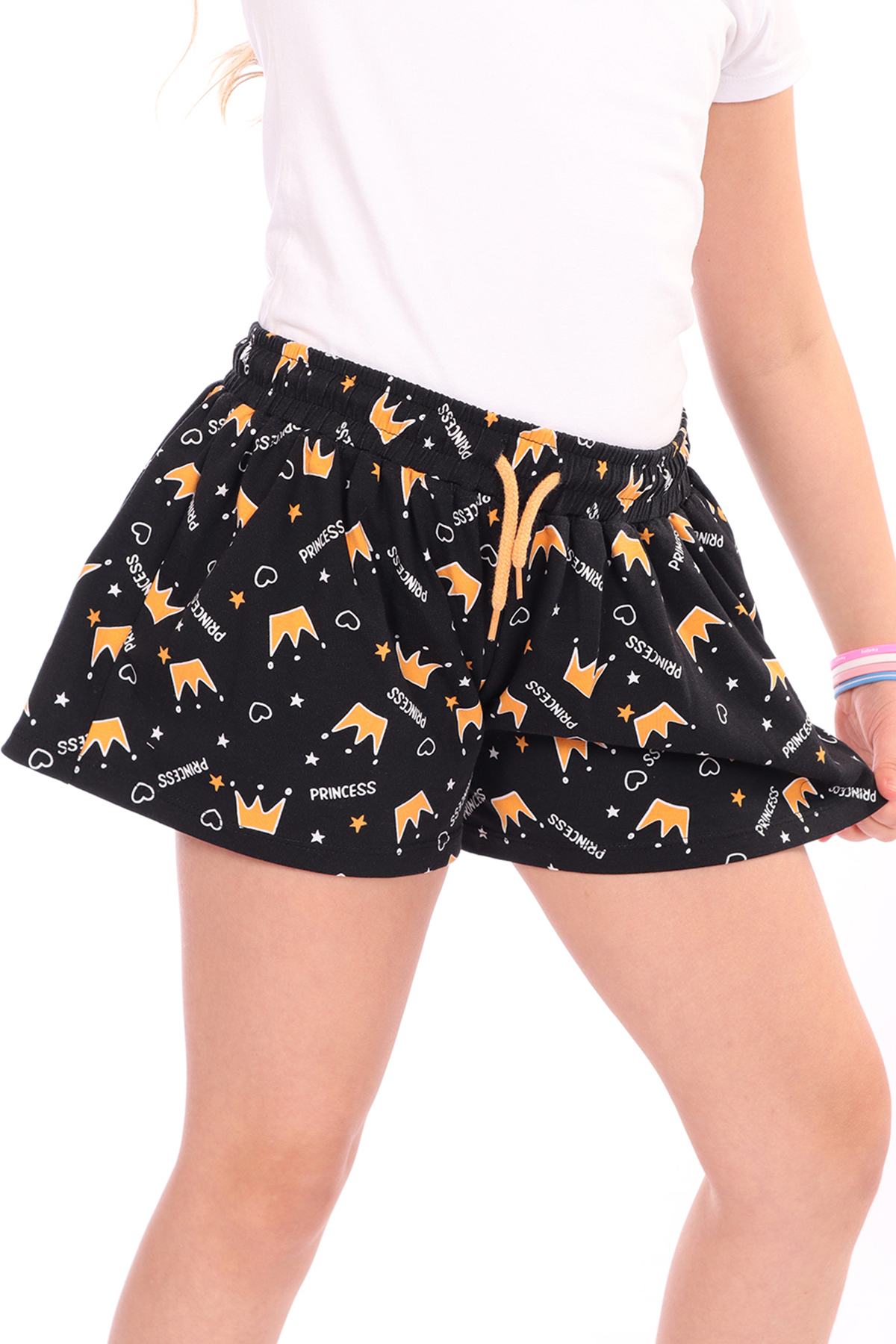 Toontoy  Kız Çocuk Komple Princess Desenli Şort