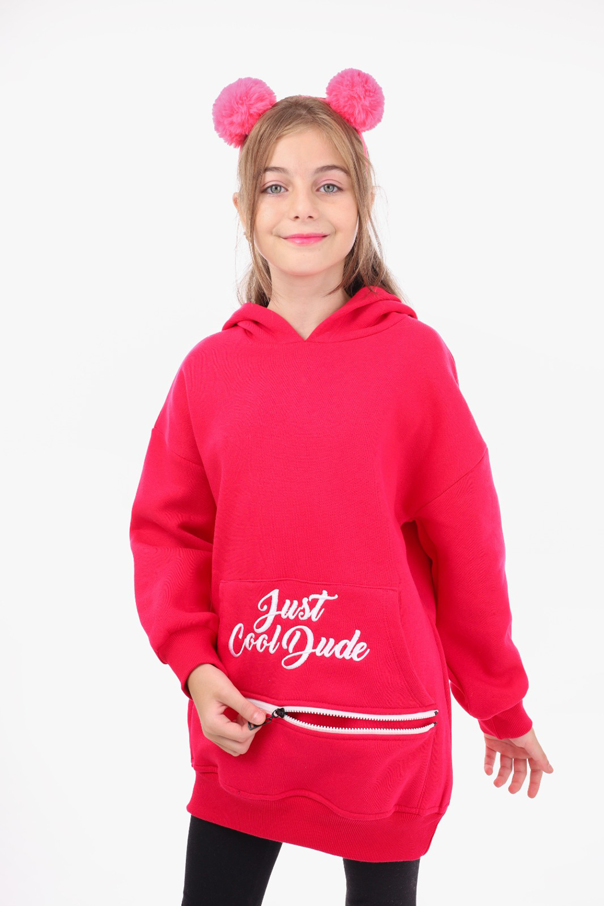 Toontoy Kız Çocuk Nakışlı Sweatshirt
