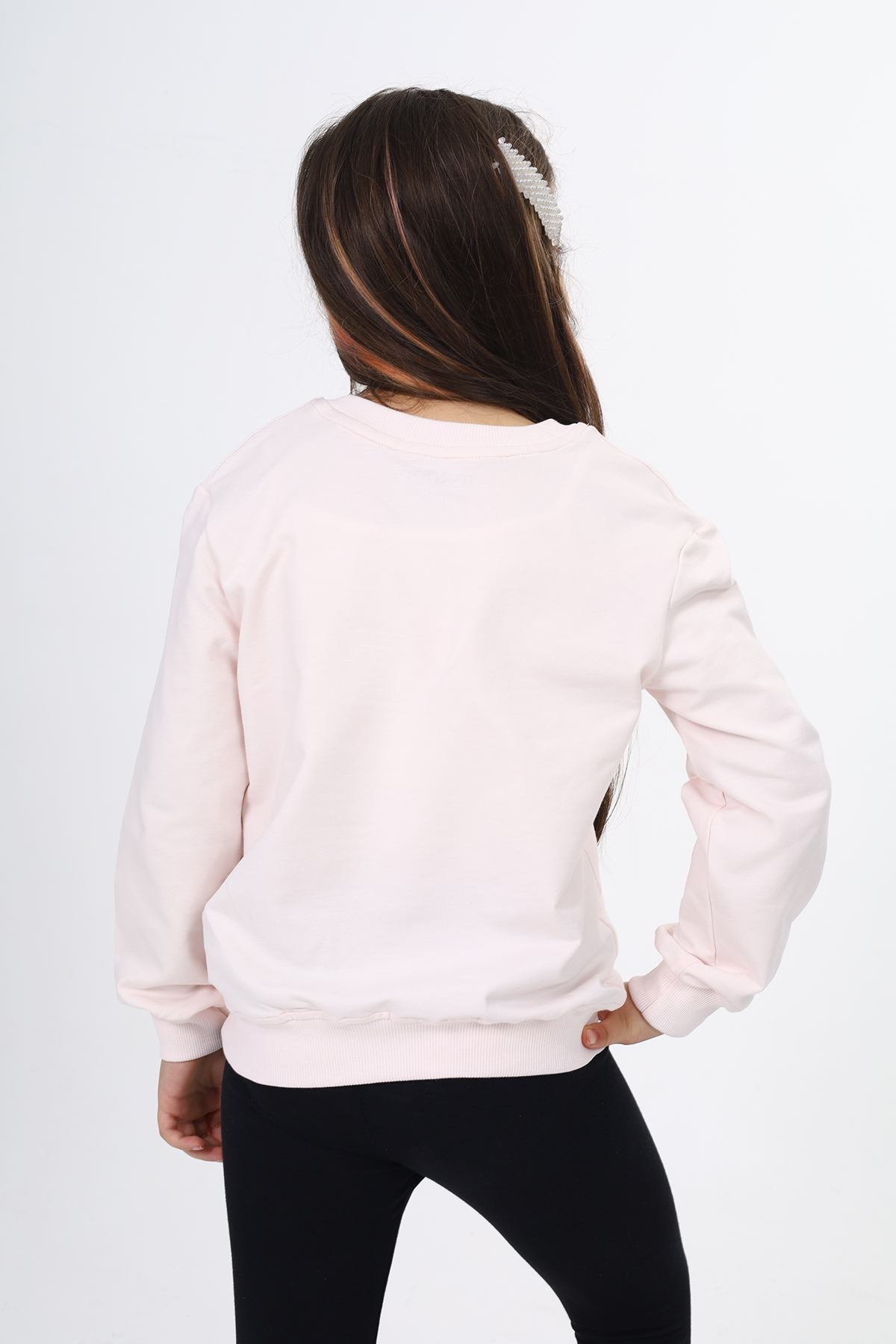 Toontoy Kız Çocuk Göğüsü TN Baskılı Sweatshirt