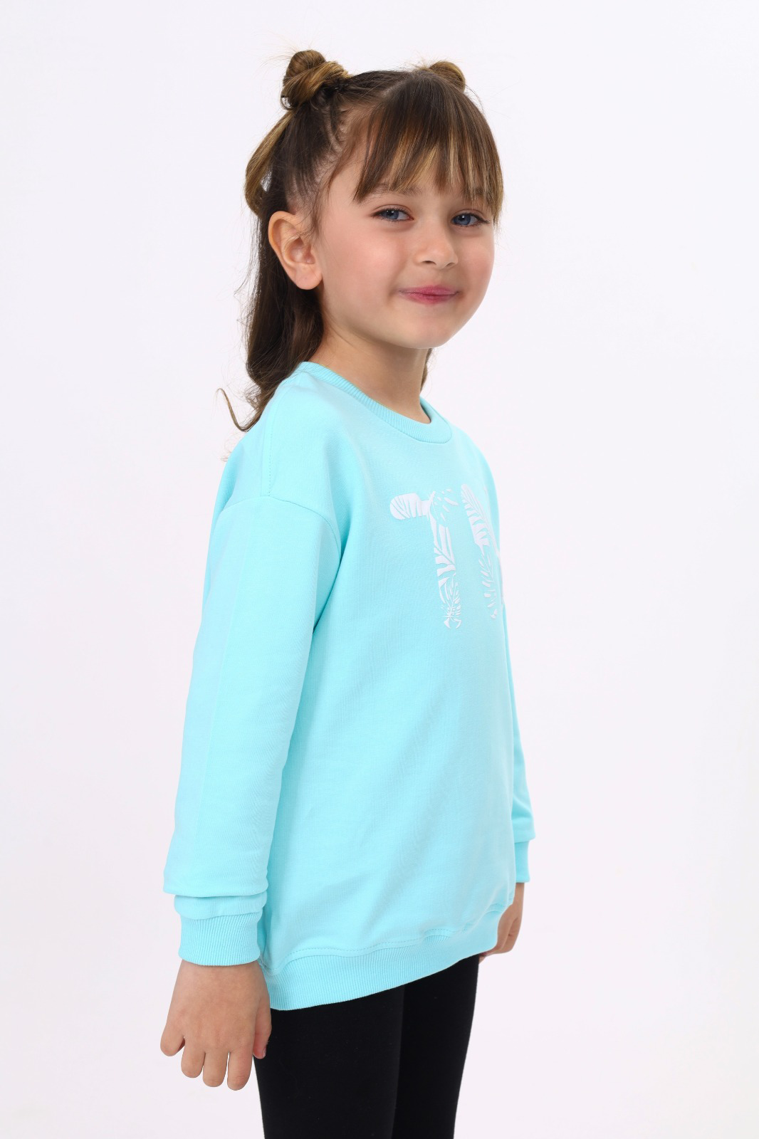 Toontoy Kız Çocuk Baskılı Sweatshirt