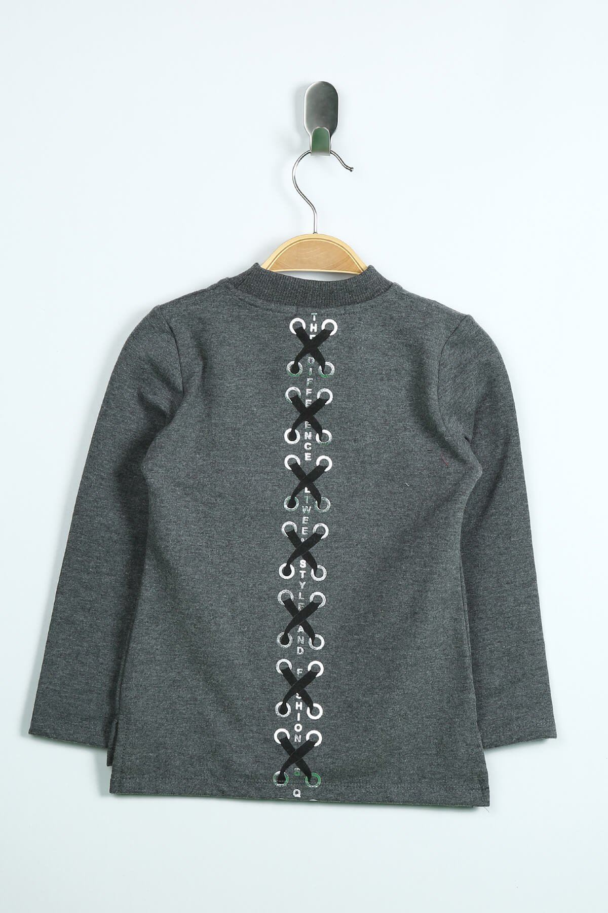 Toontoy Kız Çocuk Sweatshirt Fixed Varak Baskılı