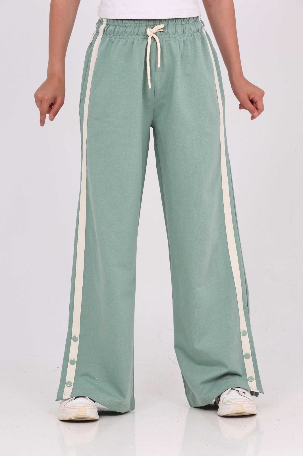 Toontoy Kız Çocuk Boydan Şeritli Eşofman Alt