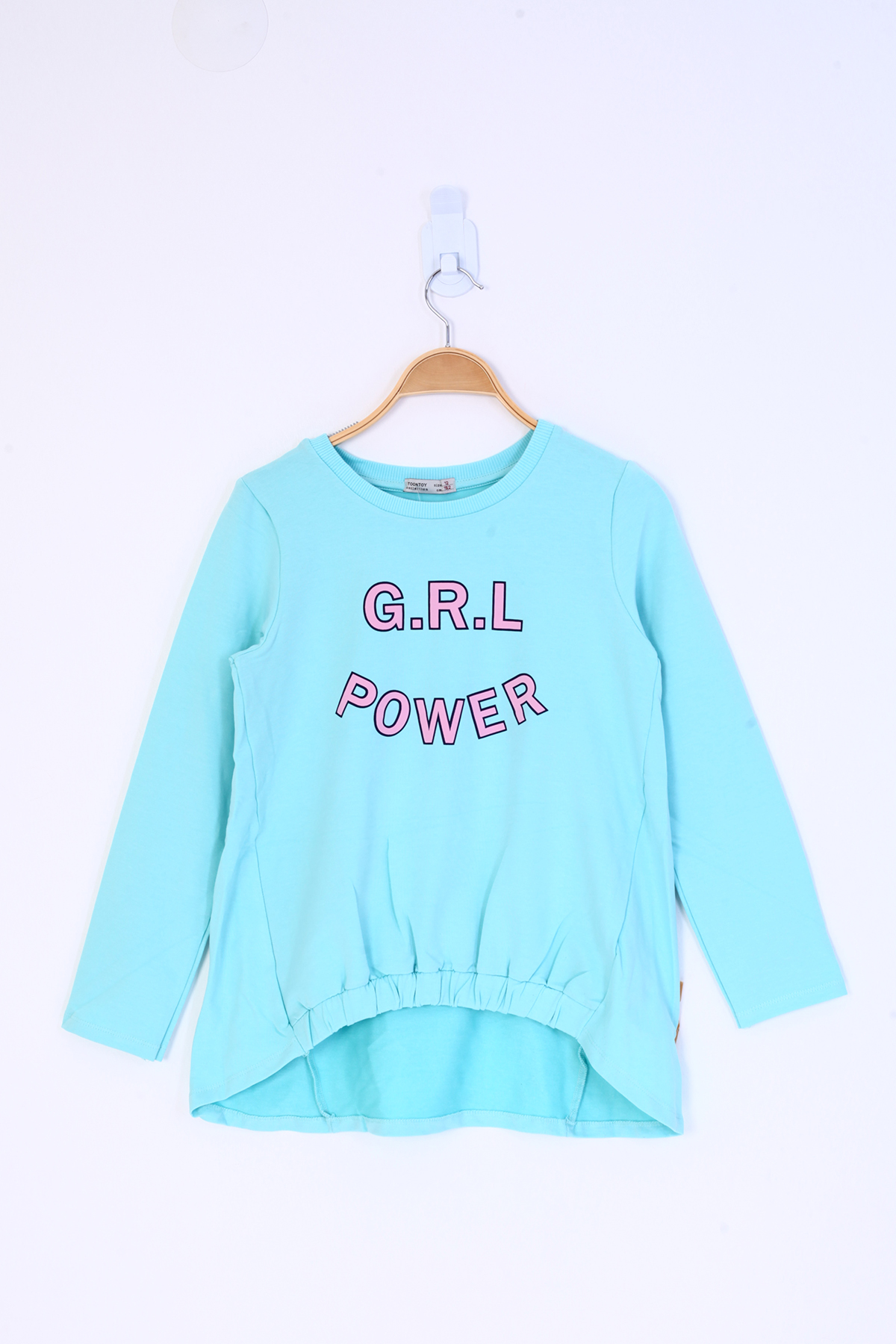 Toontoy Kız Çocuk Grl Power Baskılı Tişört