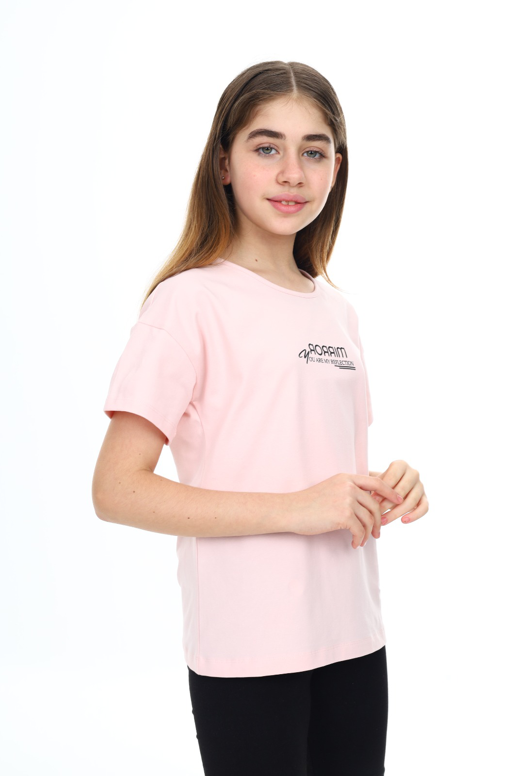 Toontoy Kız Çocuk Baskılı Tişört