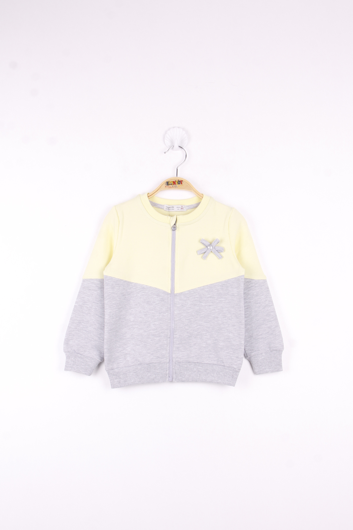 Toontoy  Kiz Çocuk Fiyonk Detayli Garnili Hirka