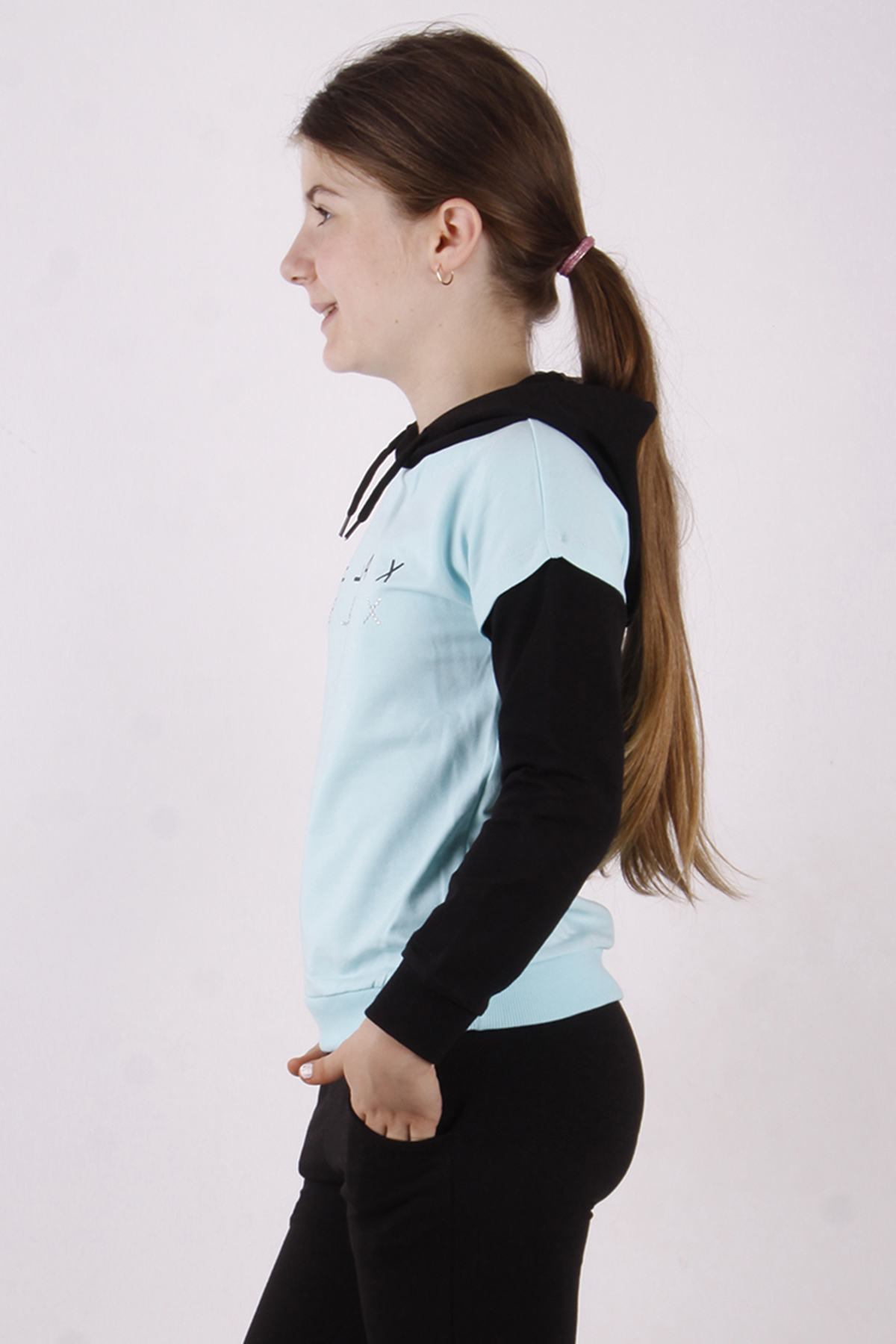 Toontoy Kız Çocuk Relax Baskılı Sweatshirt