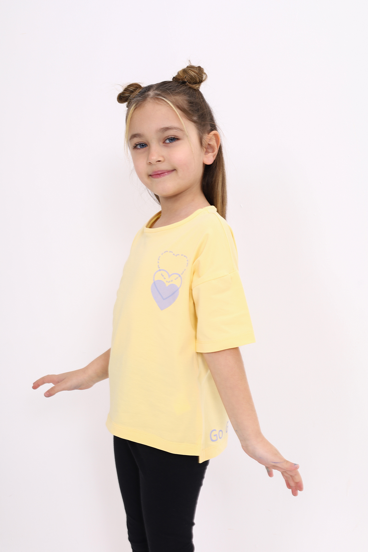 Toontoy Kız Çocuk Baskılı Tişört