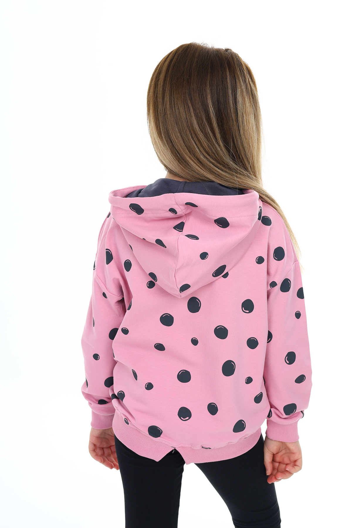 Toontoy  Kiz Çocuk Baskili Hirka